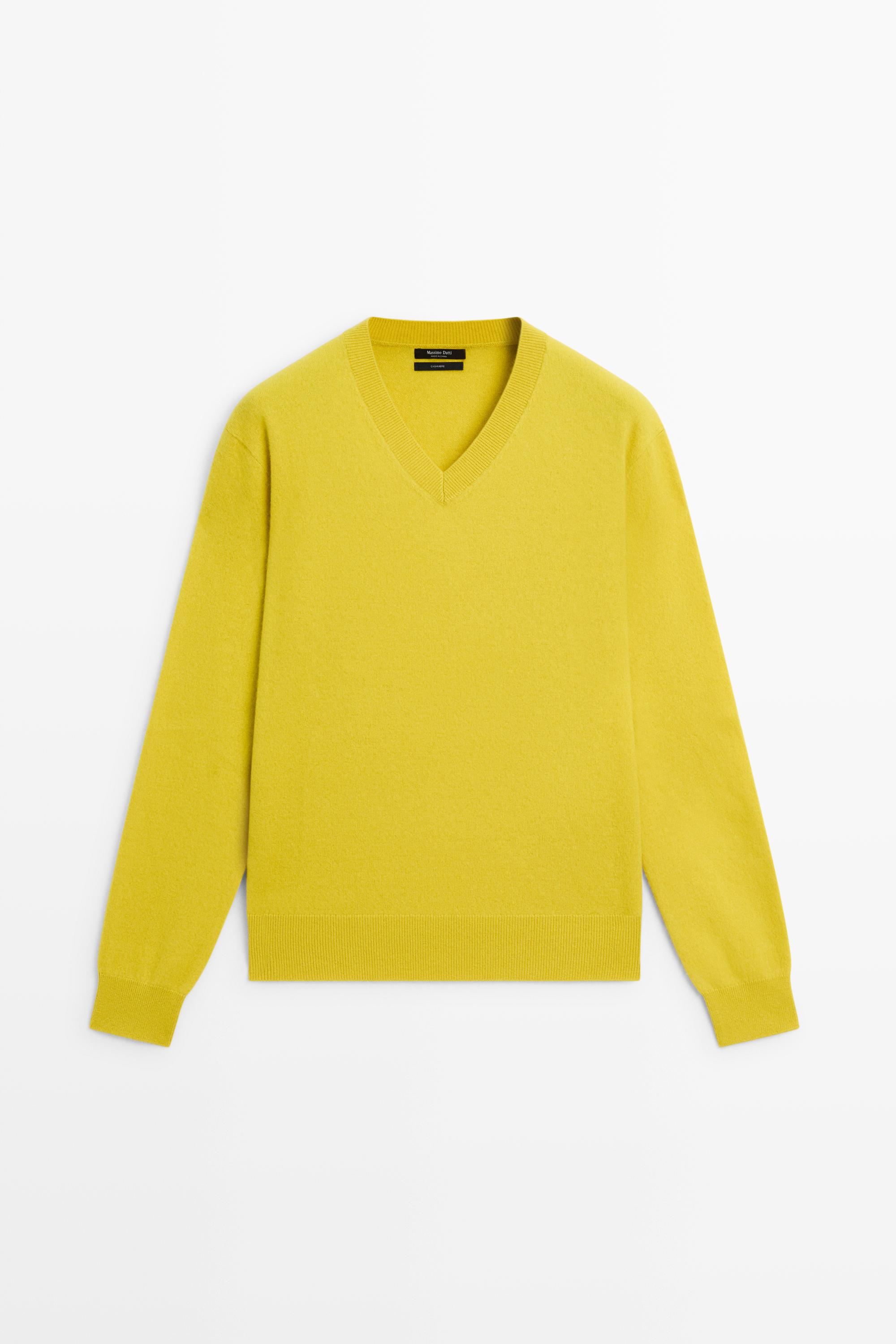 100% cashmere knit sweater