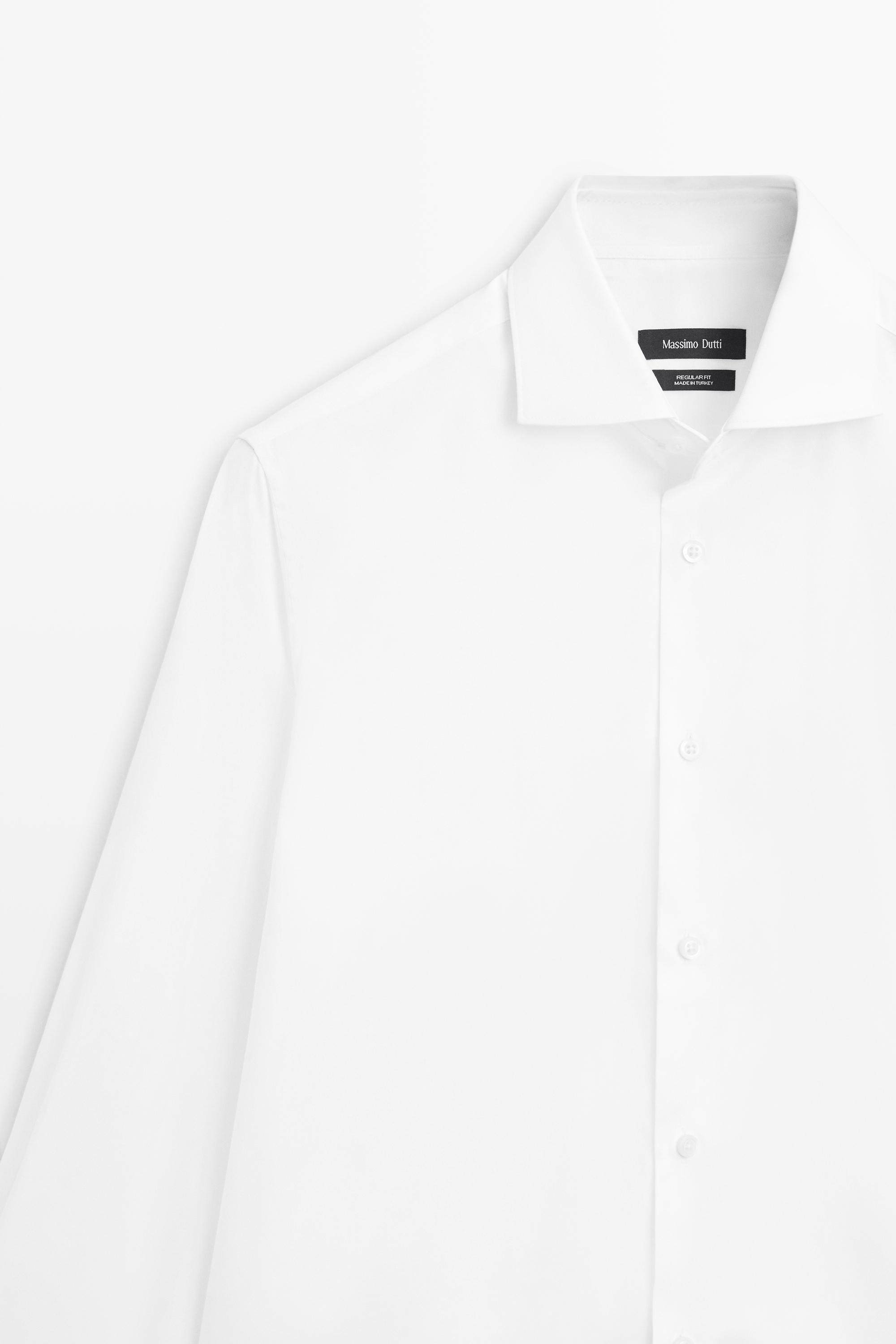 Regular fit 100% cotton shirt