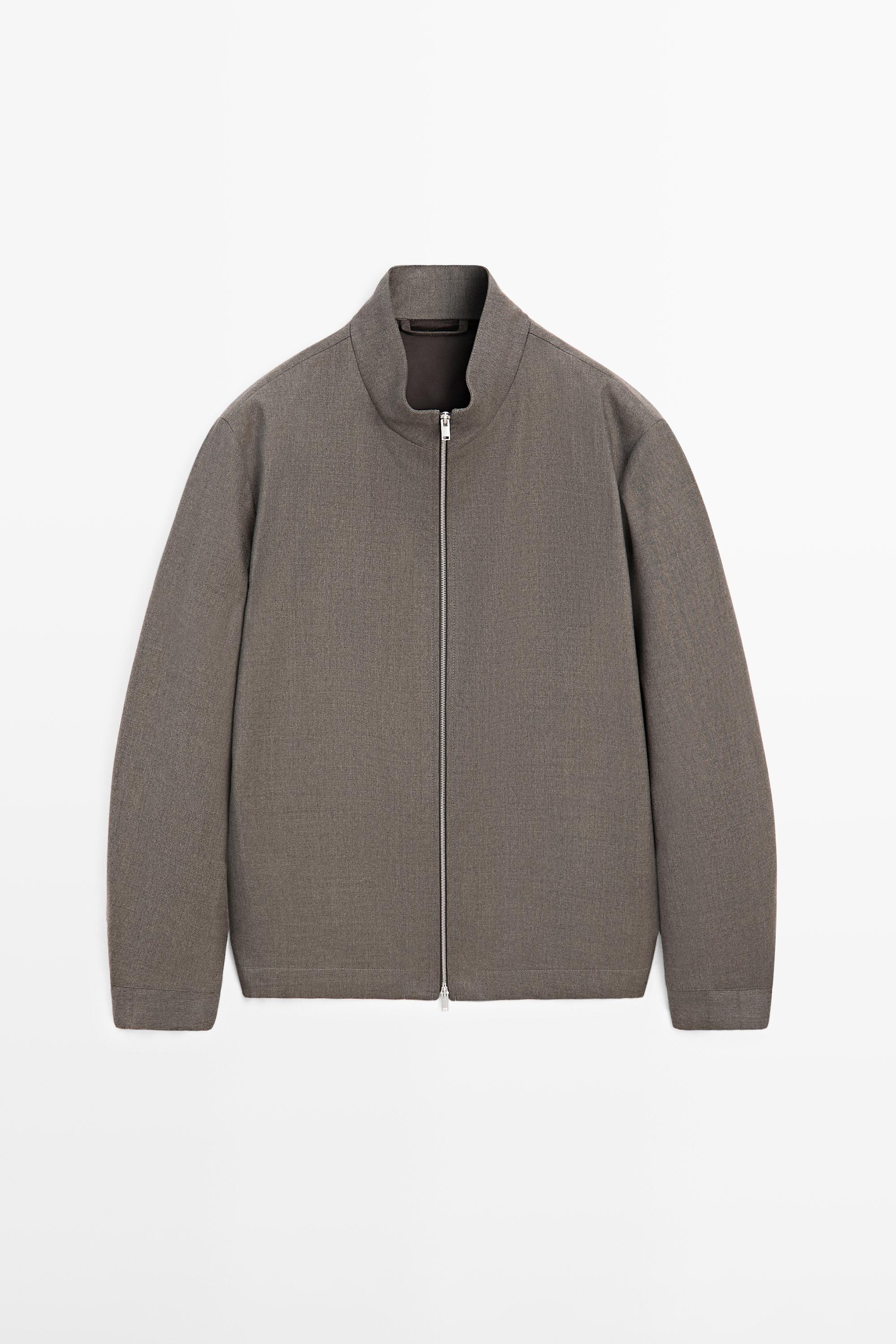 Cool wool blend jacket