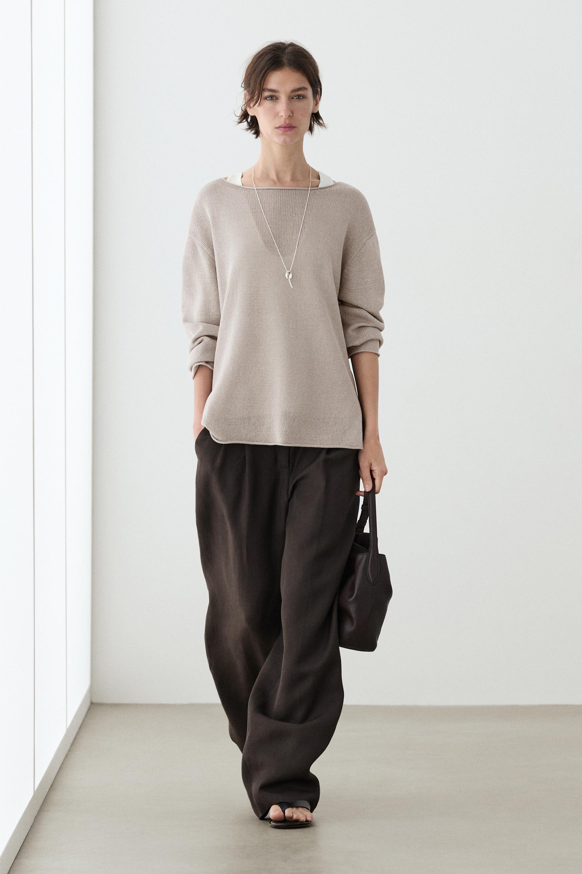 100% mercerised cotton sweater