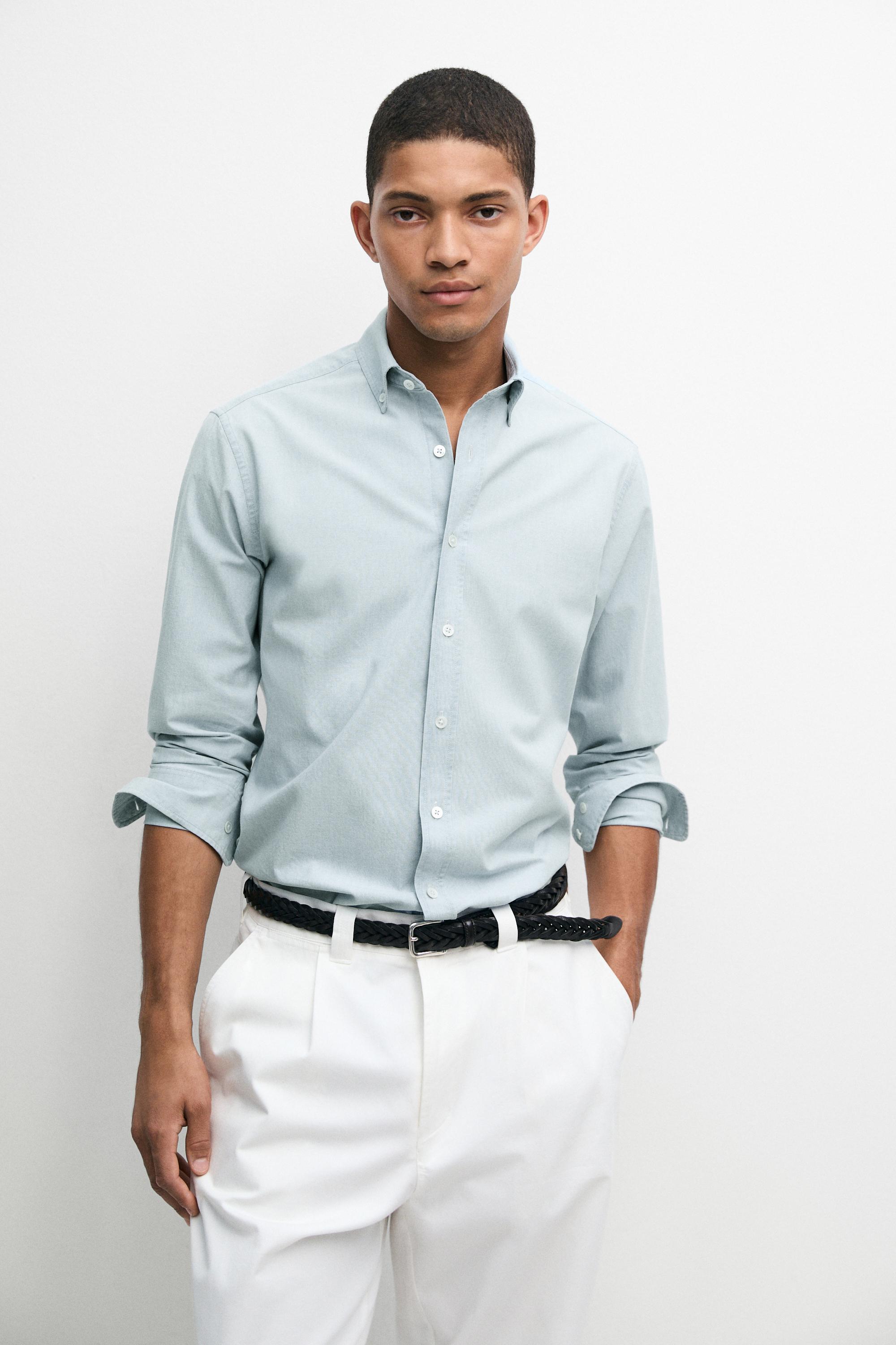 100% cotton denim shirt