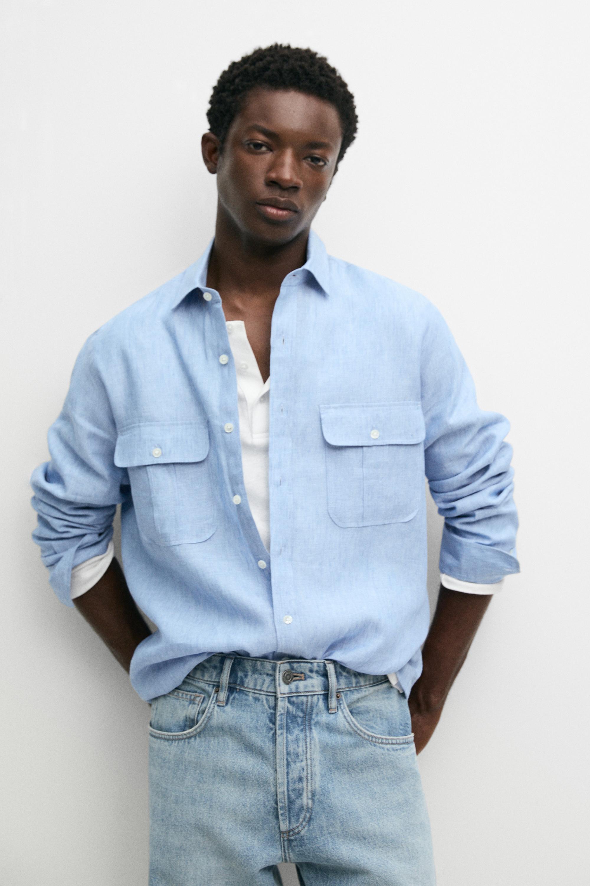 100% Linen Regular Fit Shirt