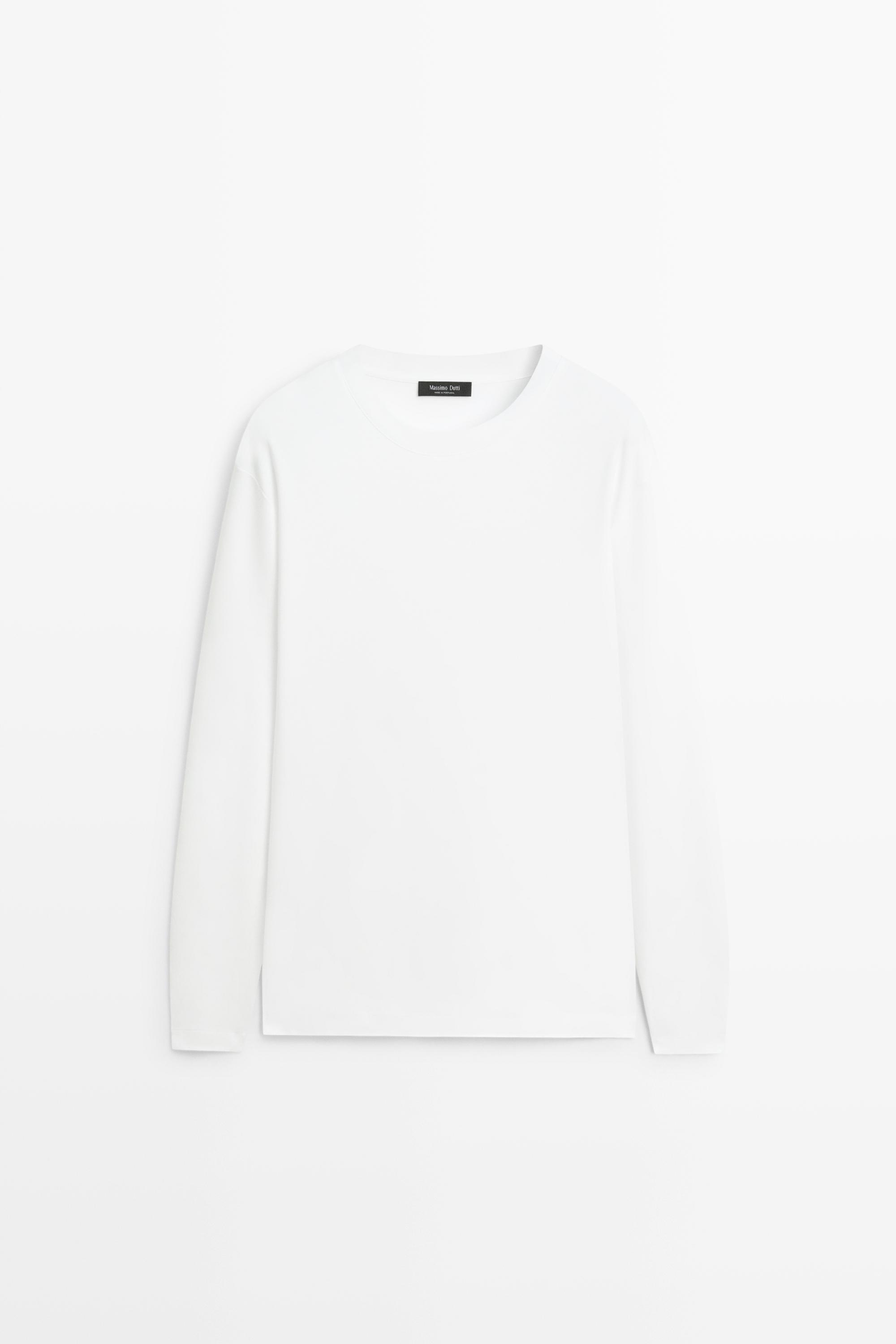 100% cotton long sleeve T-shirt