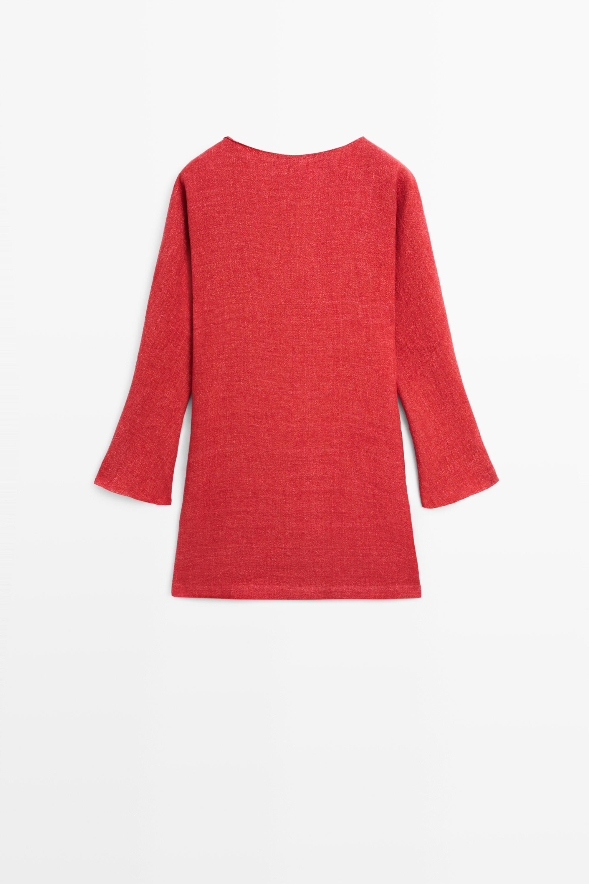 Long sleeve mini dress
