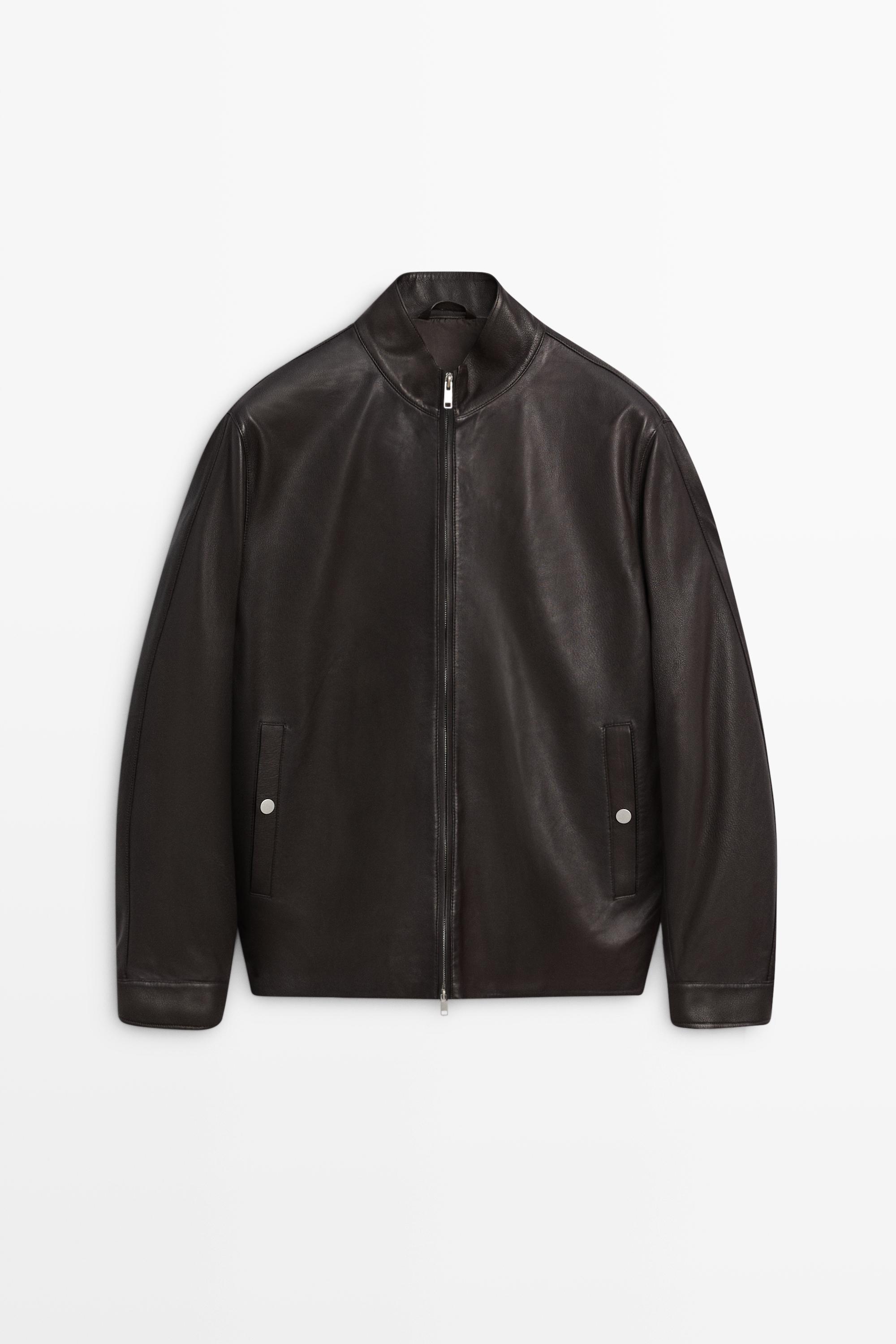 Nappa leather jacket