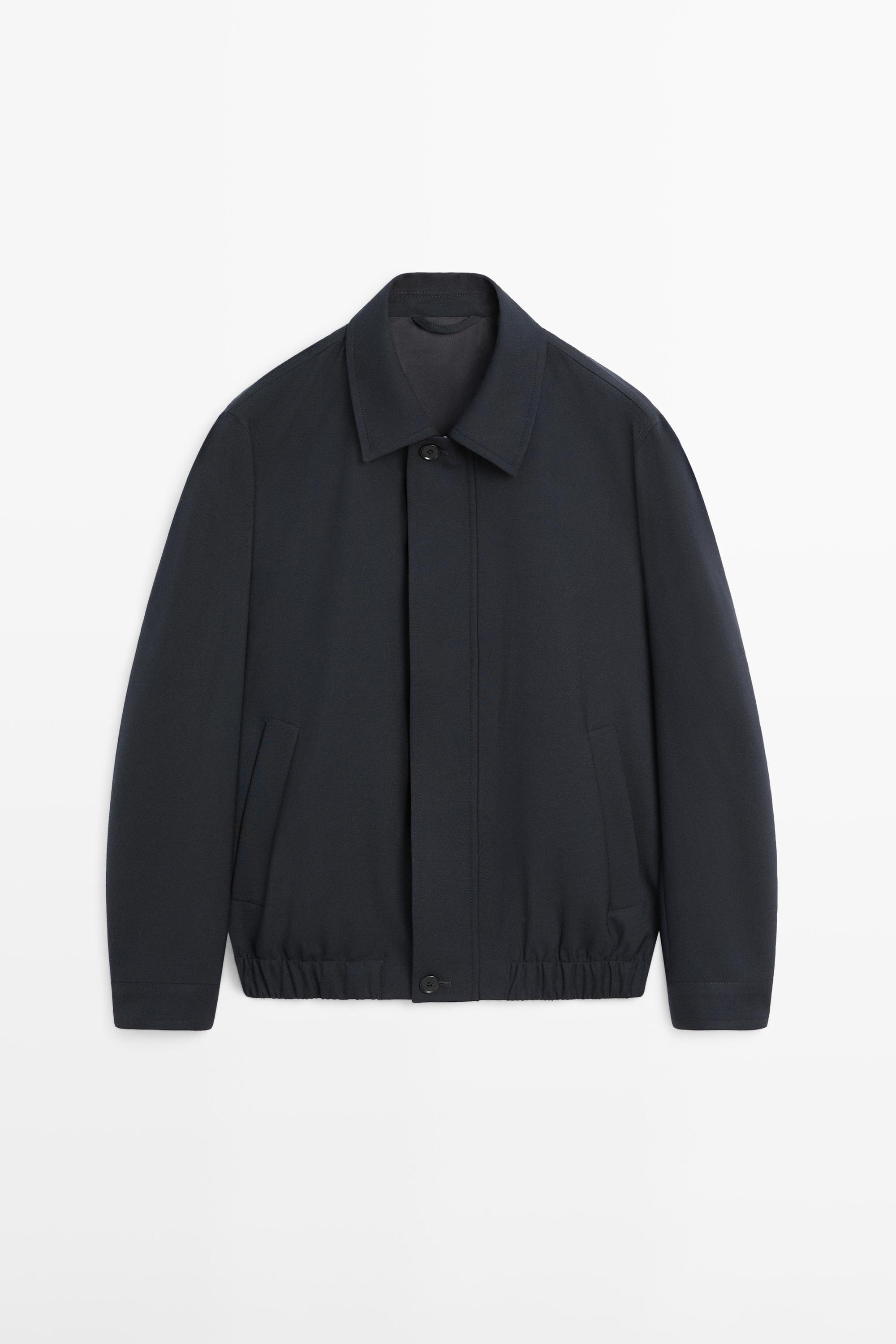Cold wool total look jacket
