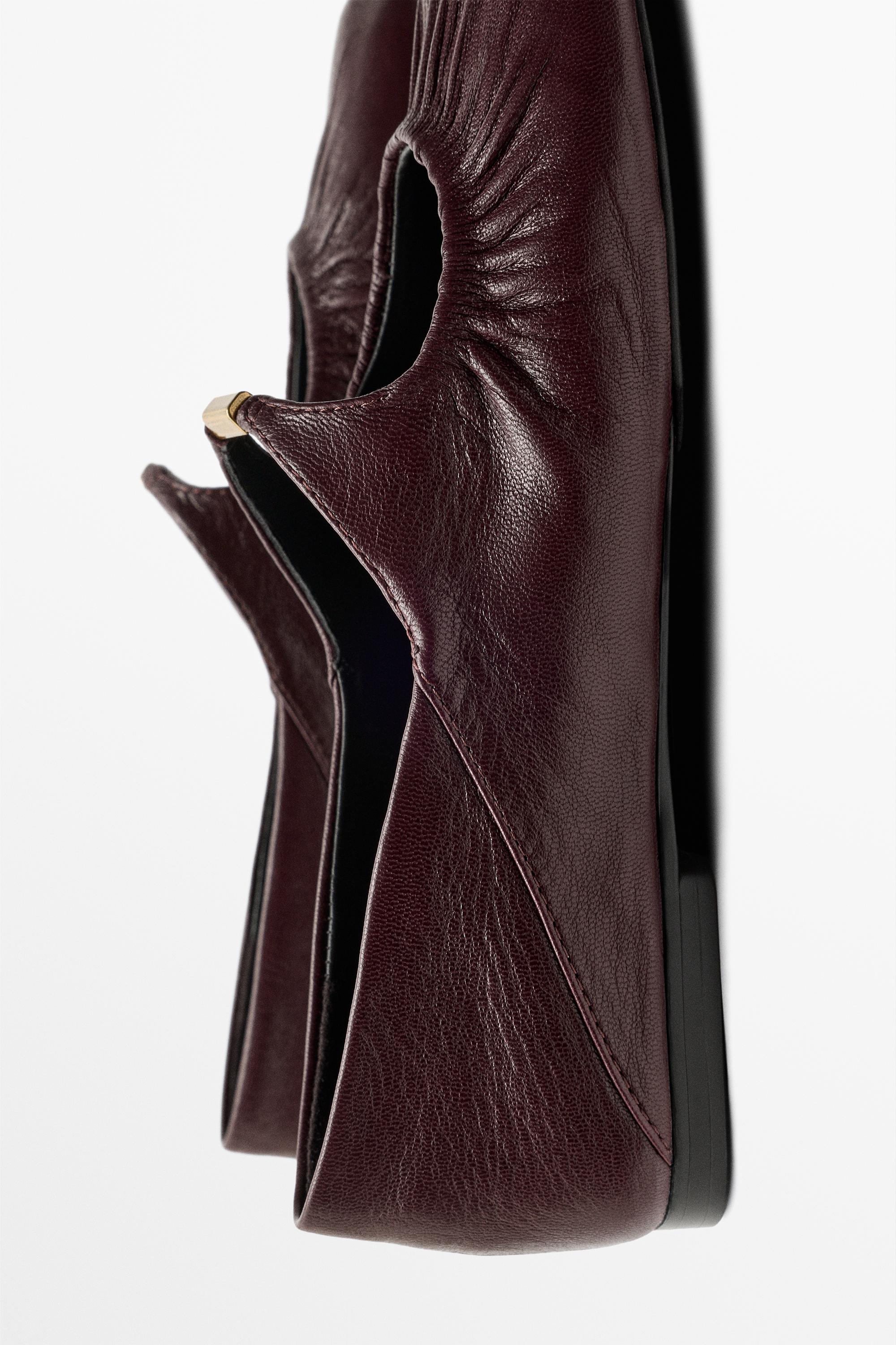 Soft leather ballet flat