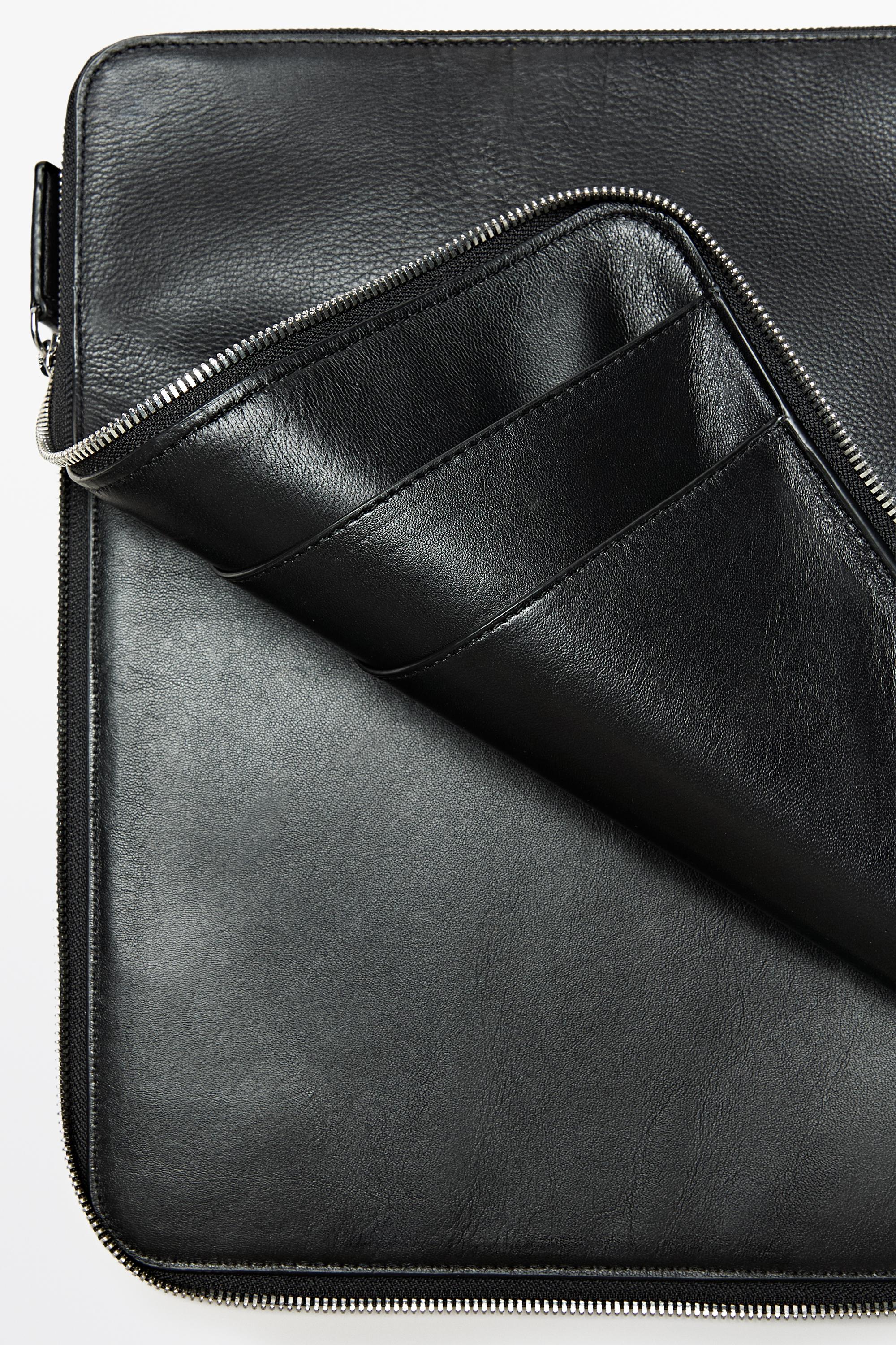 Nappa leather L pouch bag
