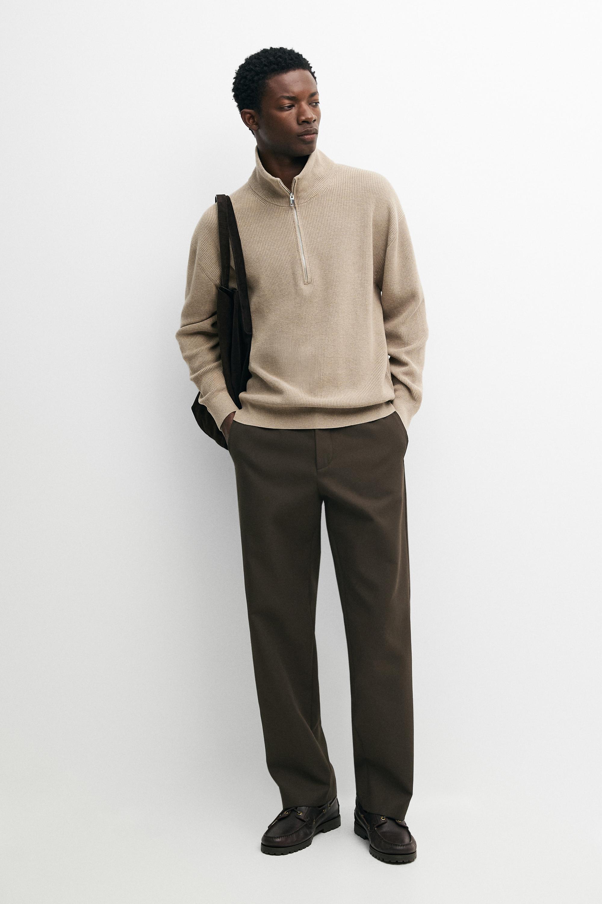100% cotton pants with elasticated waistband