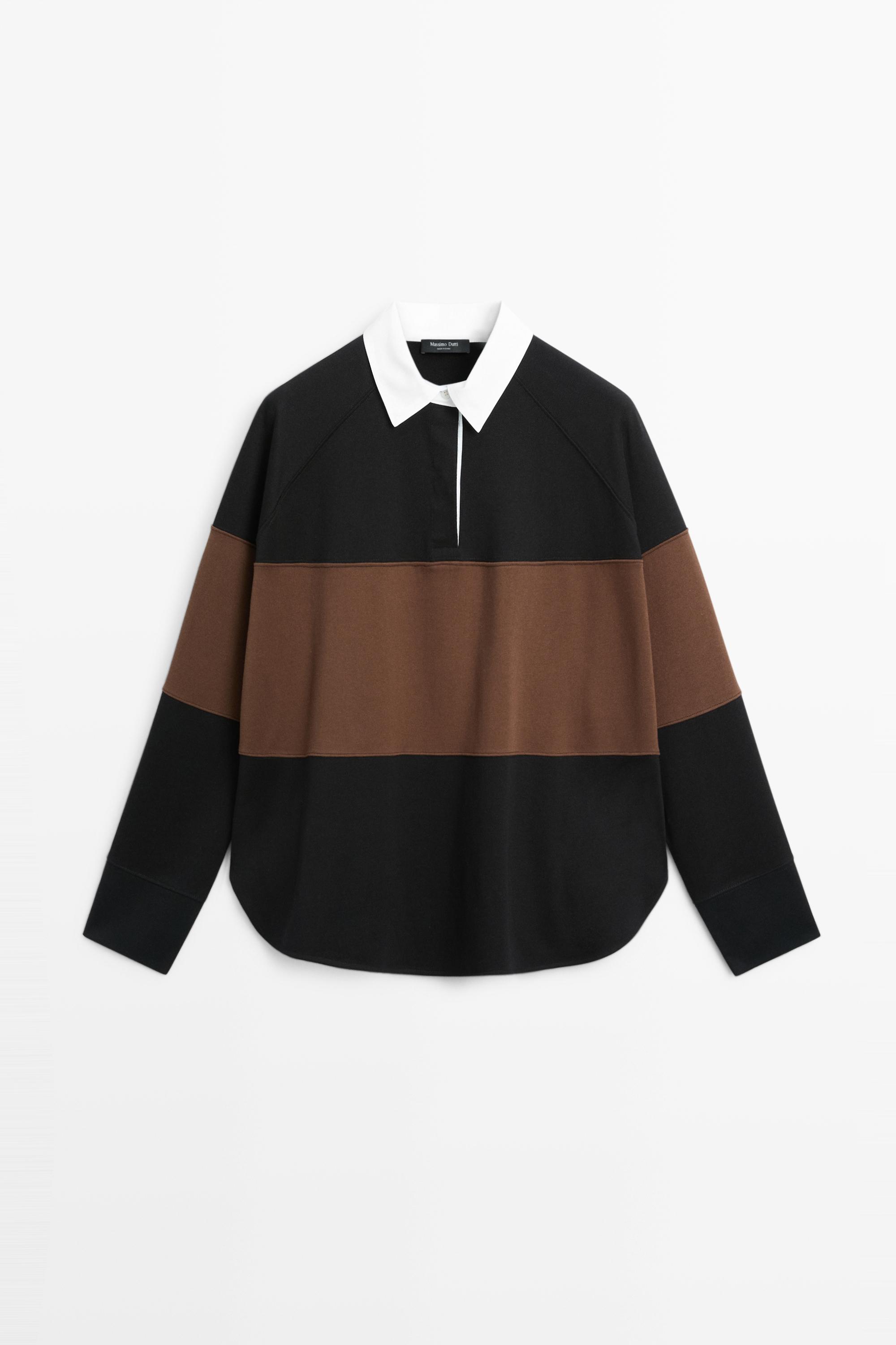 100%纯棉宽条纹加大码 POLO 衫