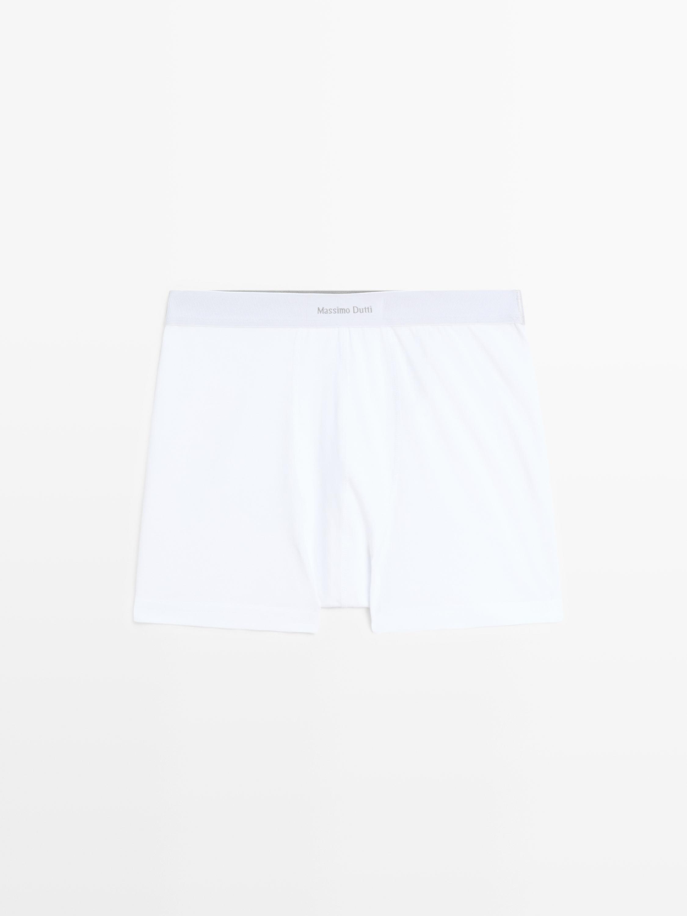 Boxers with logo waistband