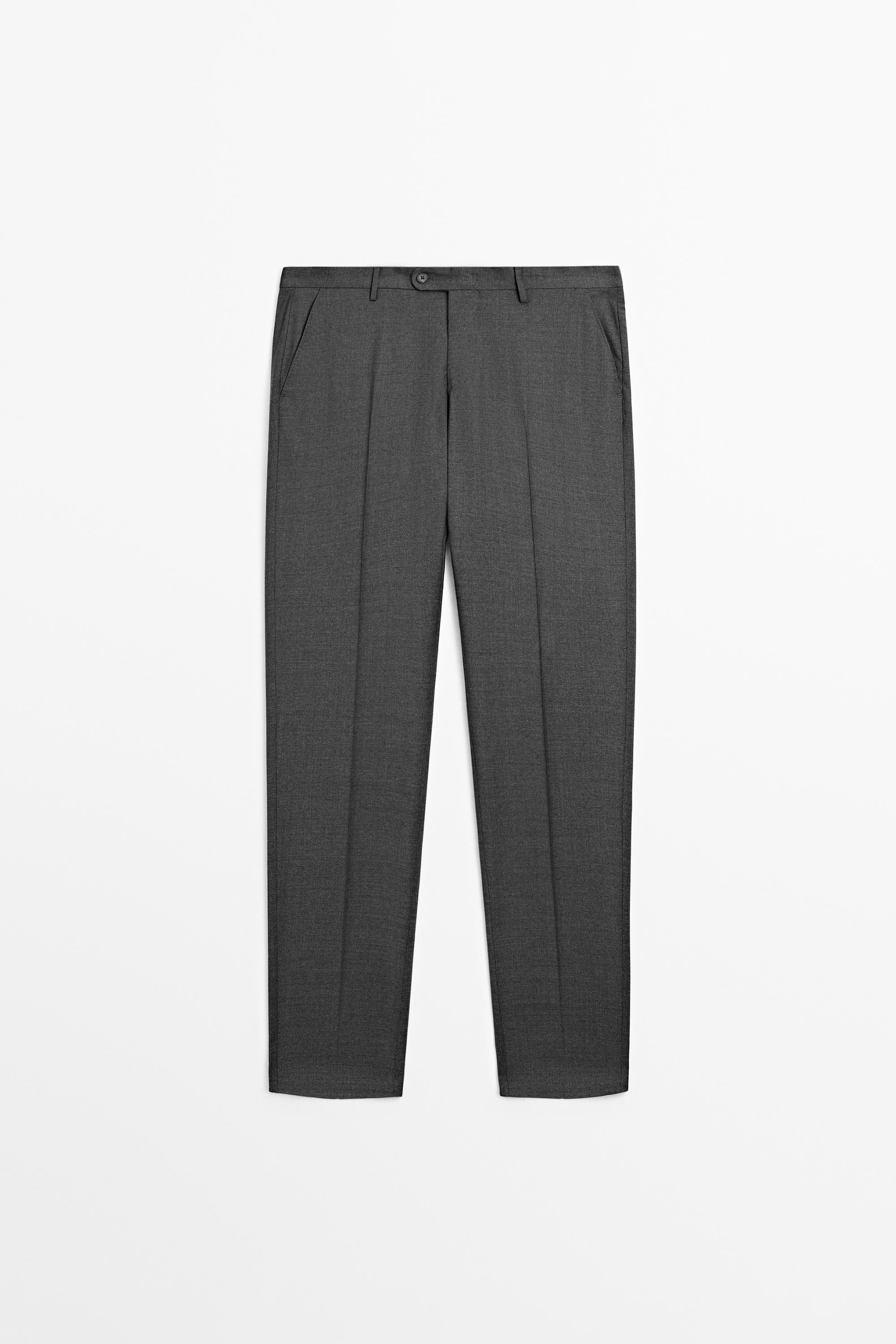 Cold wool suit trousers