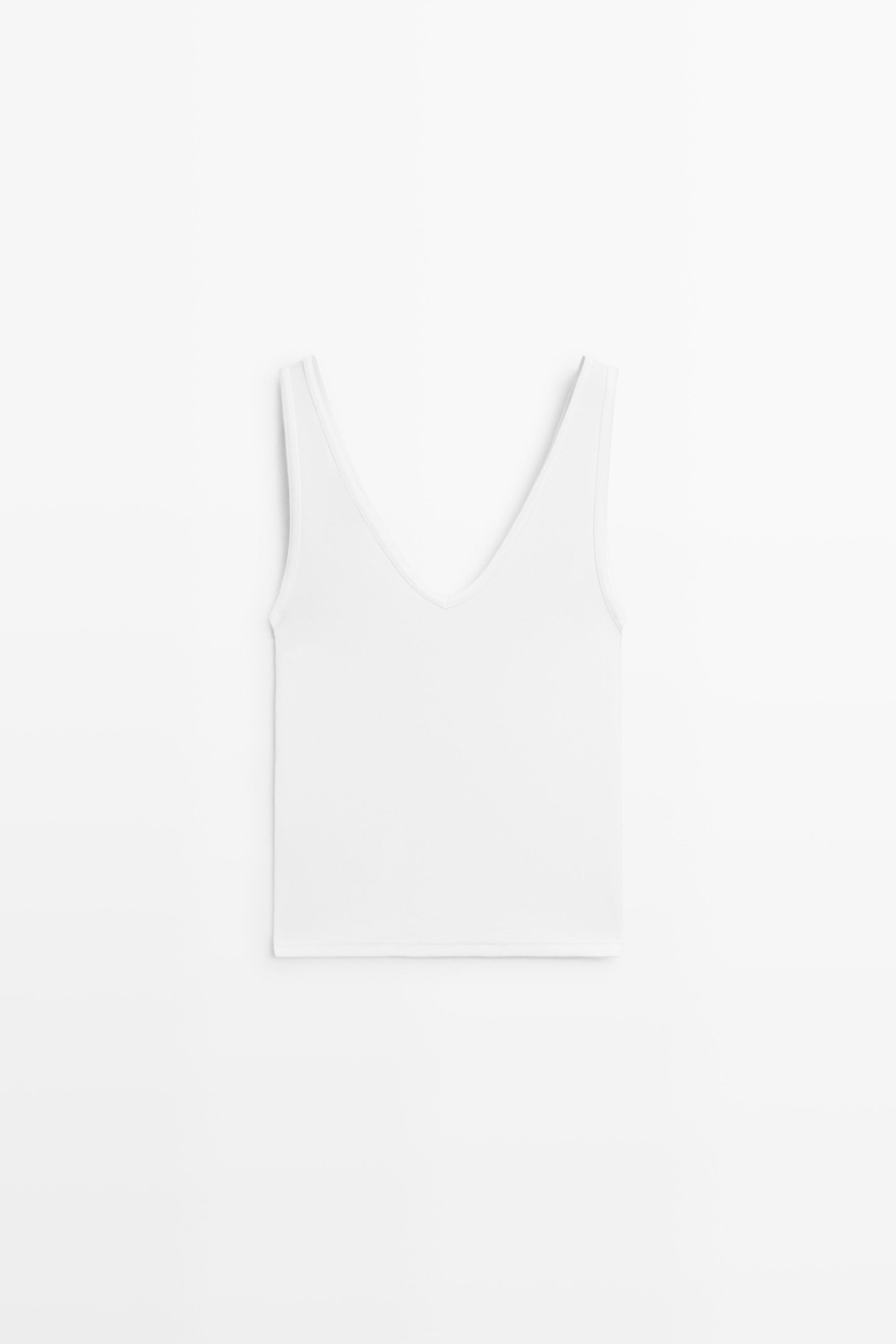 Cotton blend tank top