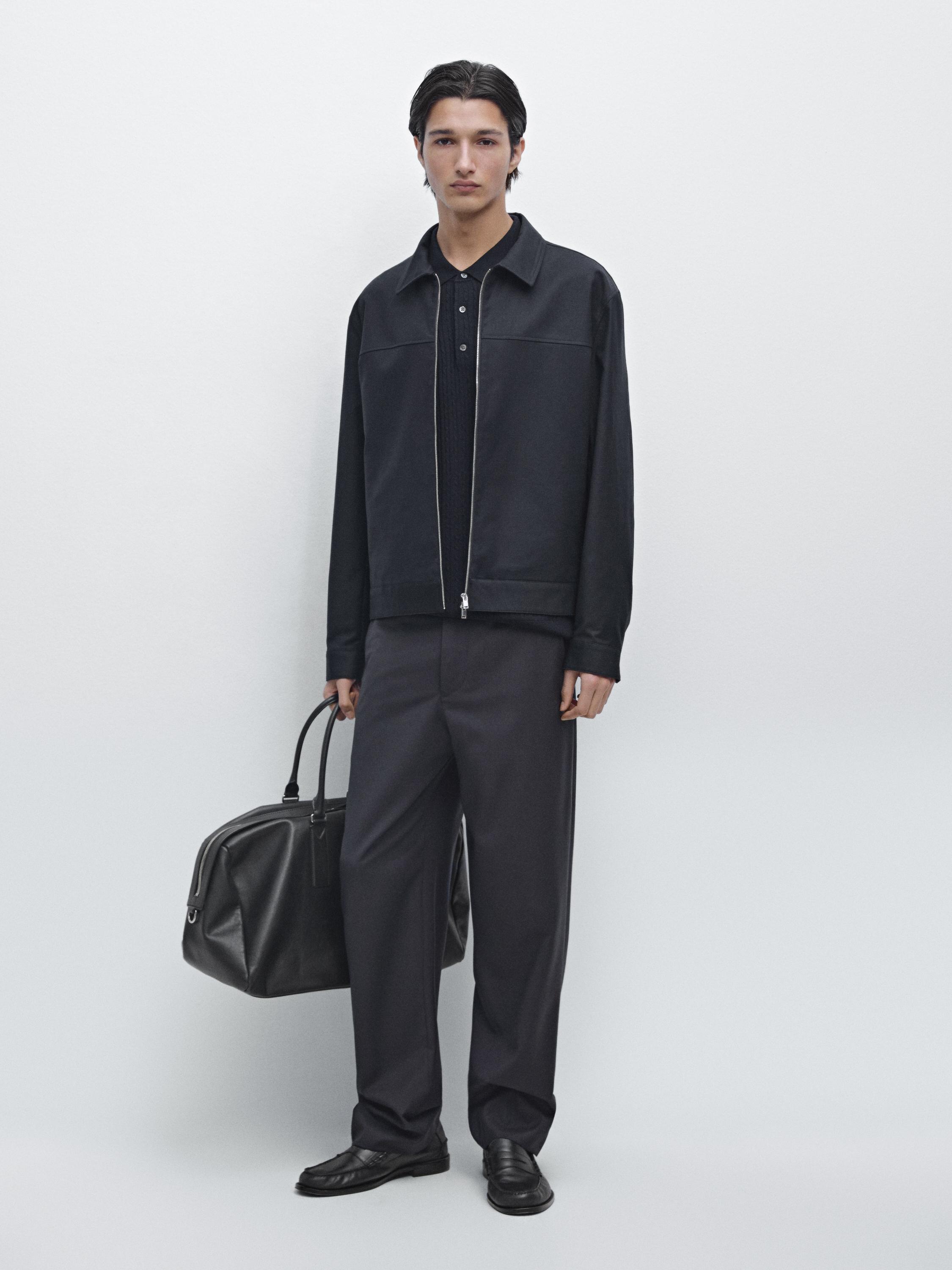 Cotton blend jacket
