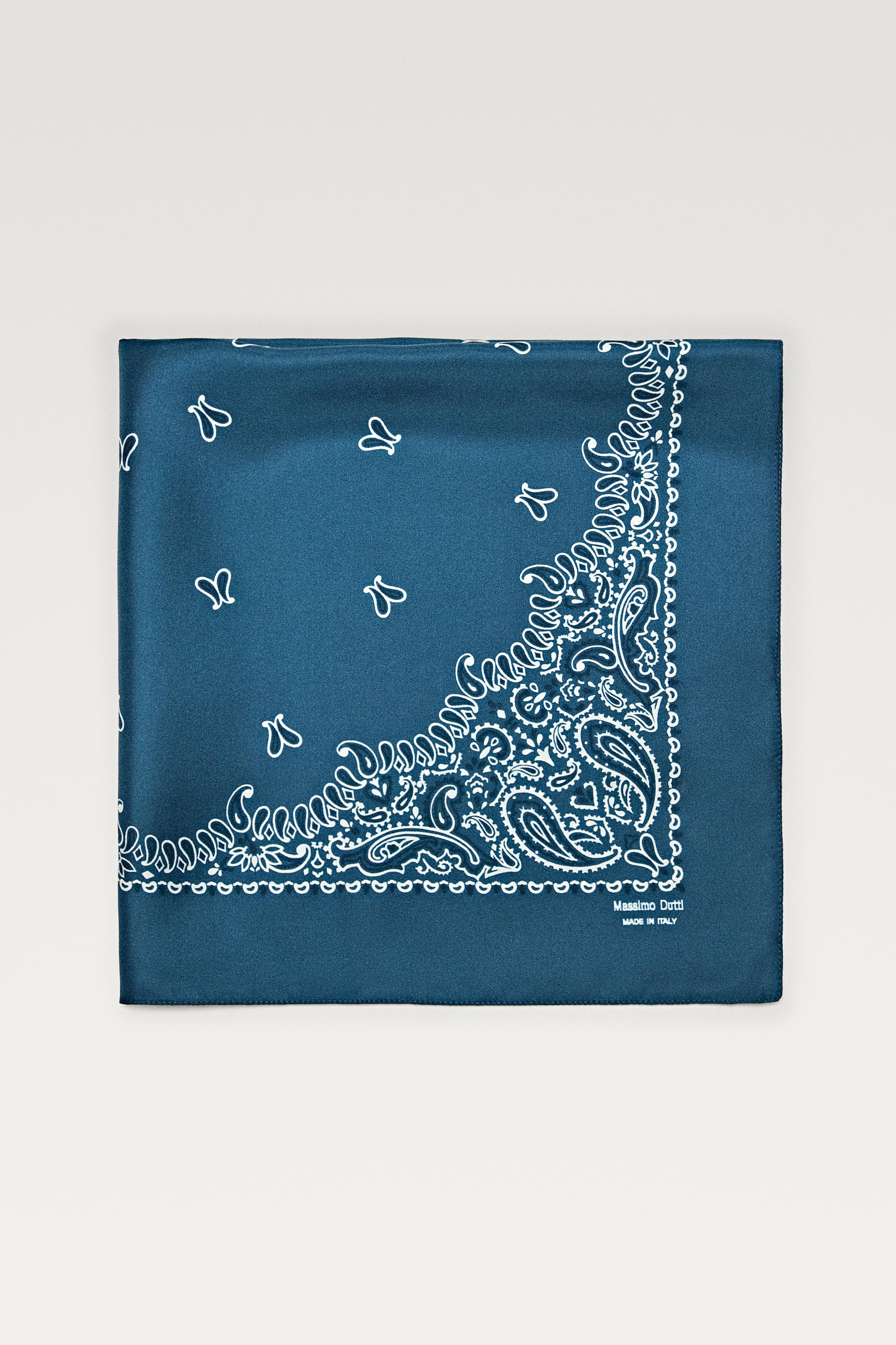 Paisley print scarf