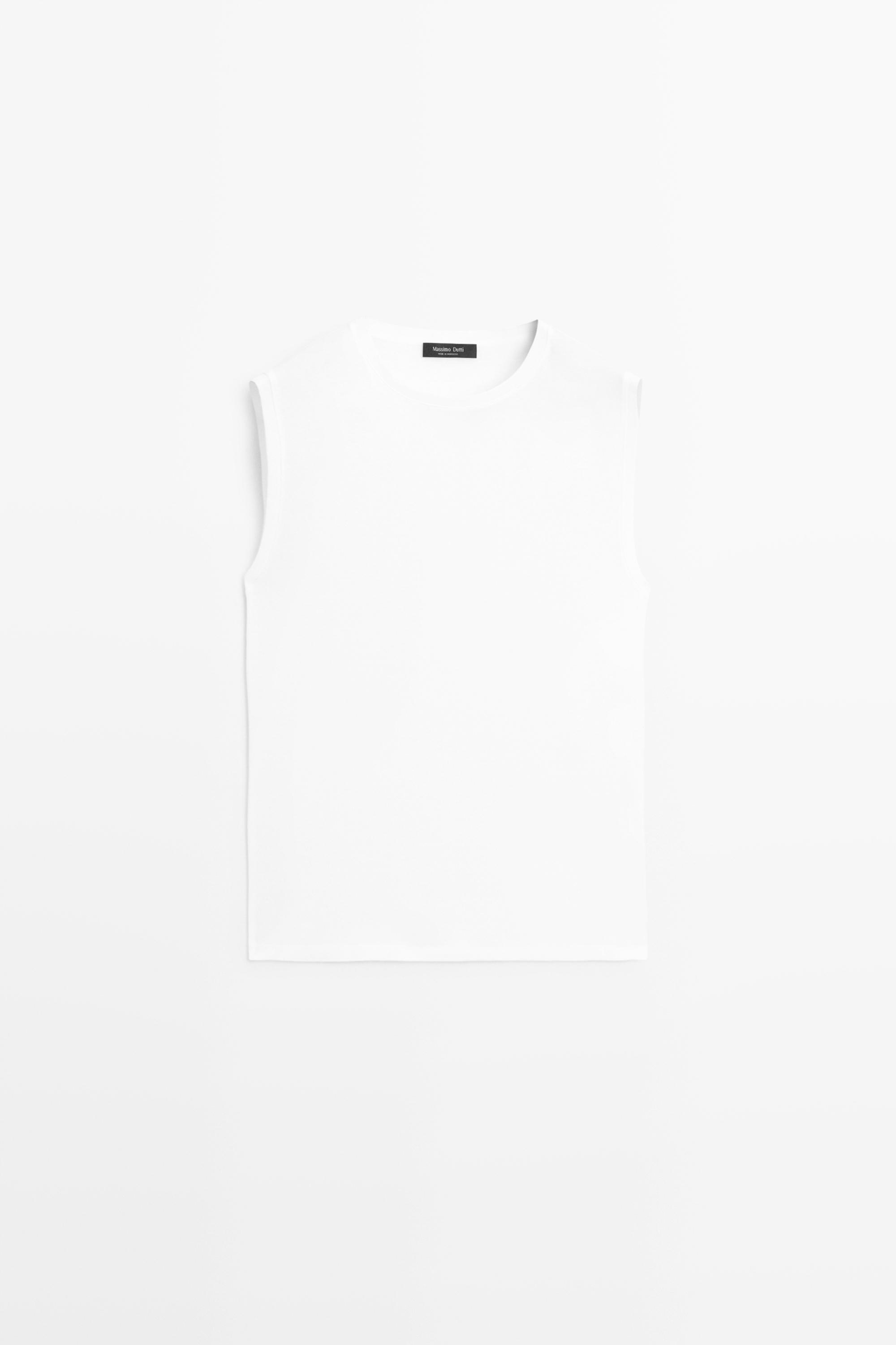100% cotton sleeveless top