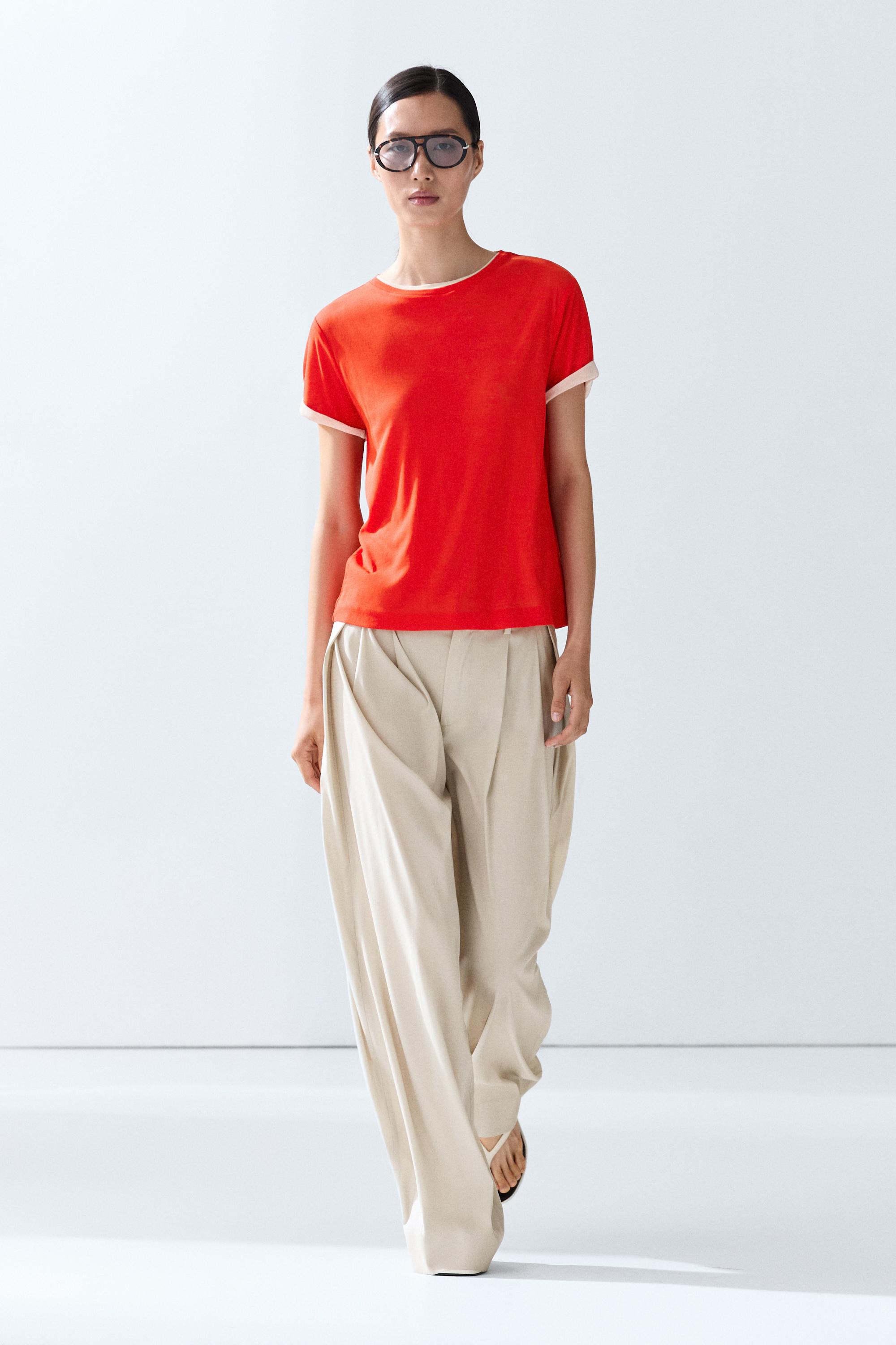 Double-layer short sleeve T-shirt