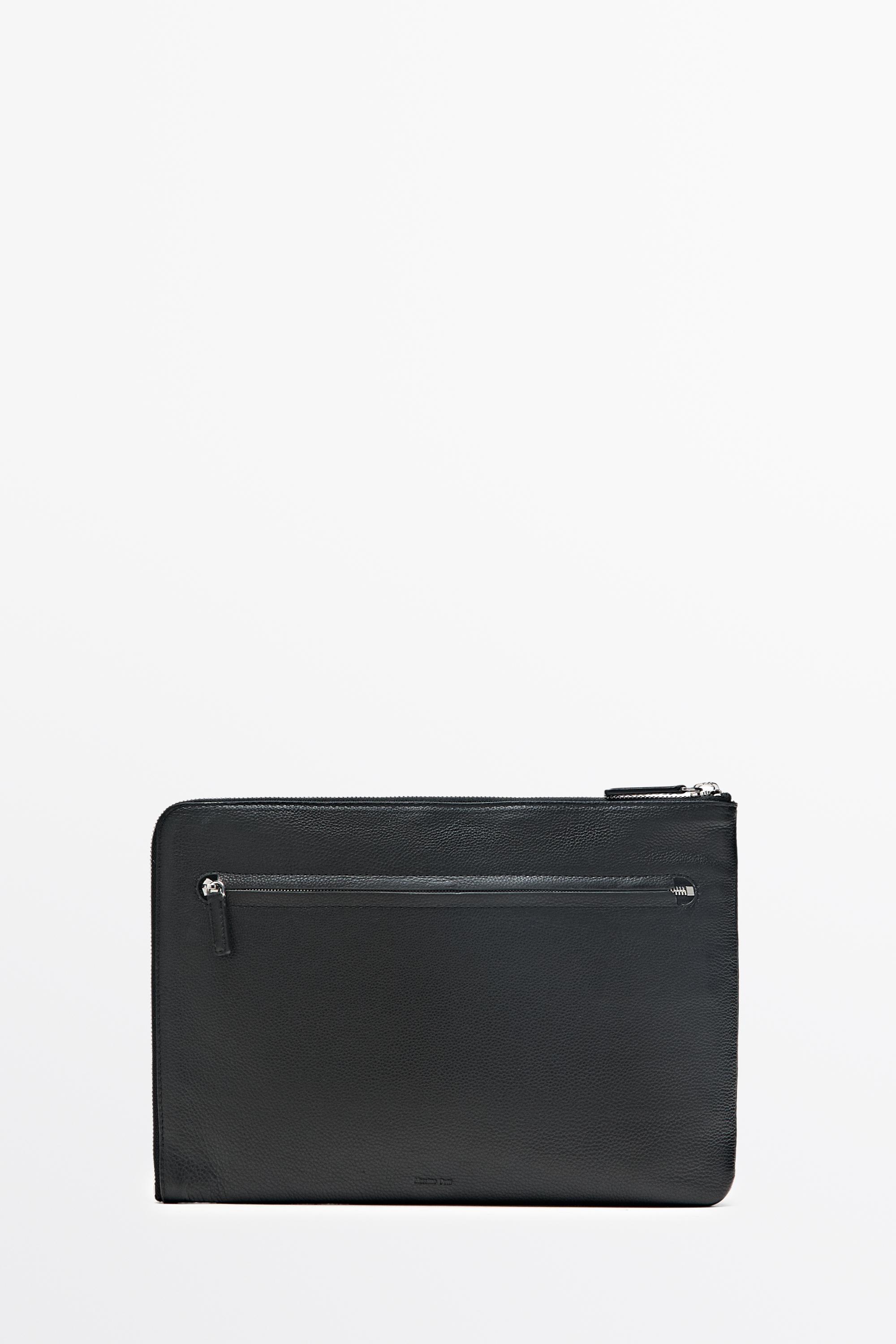 Small nappa leather laptop case