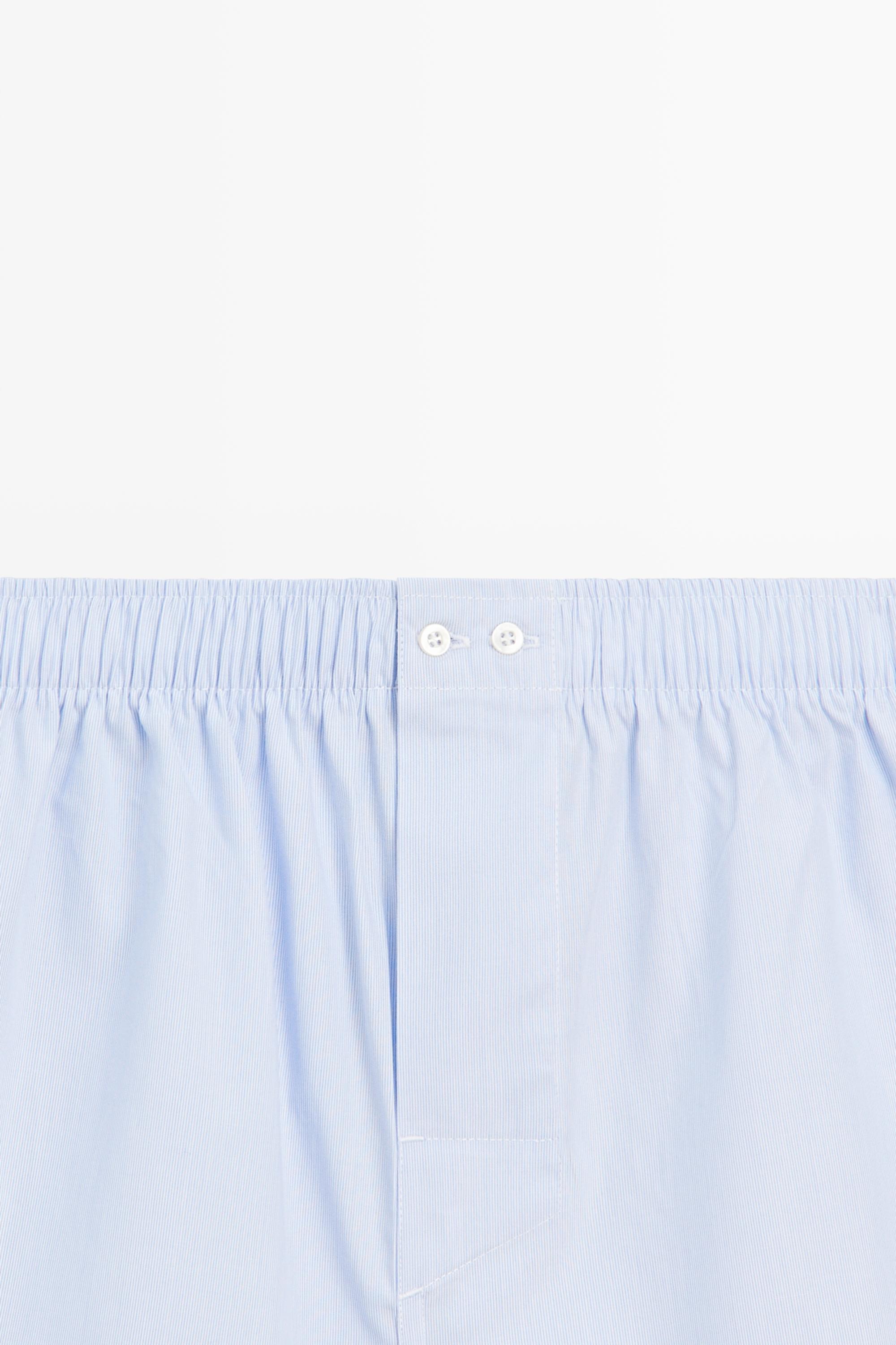 100% cotton micro-striped boxers
