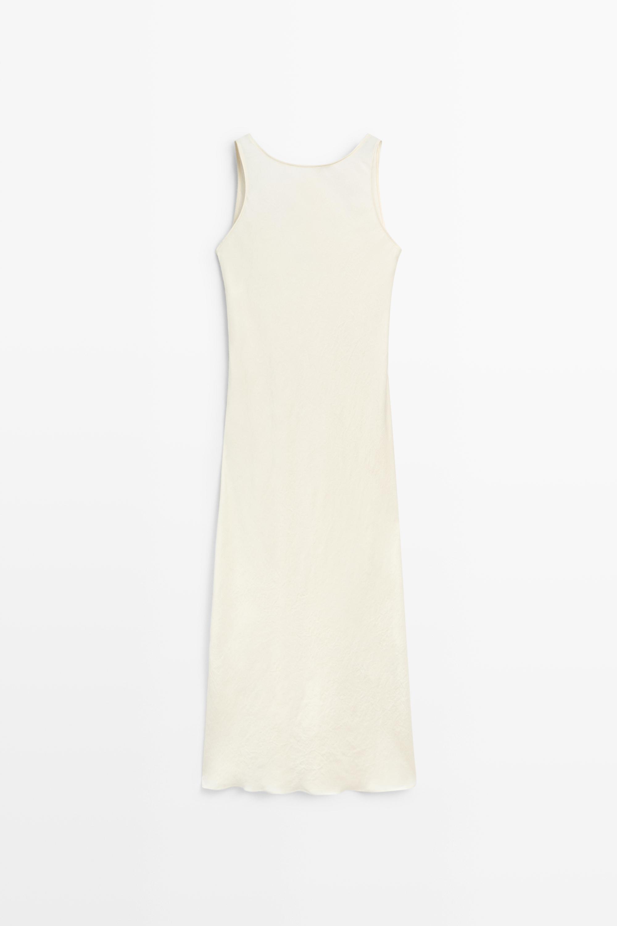 Satin midi dress