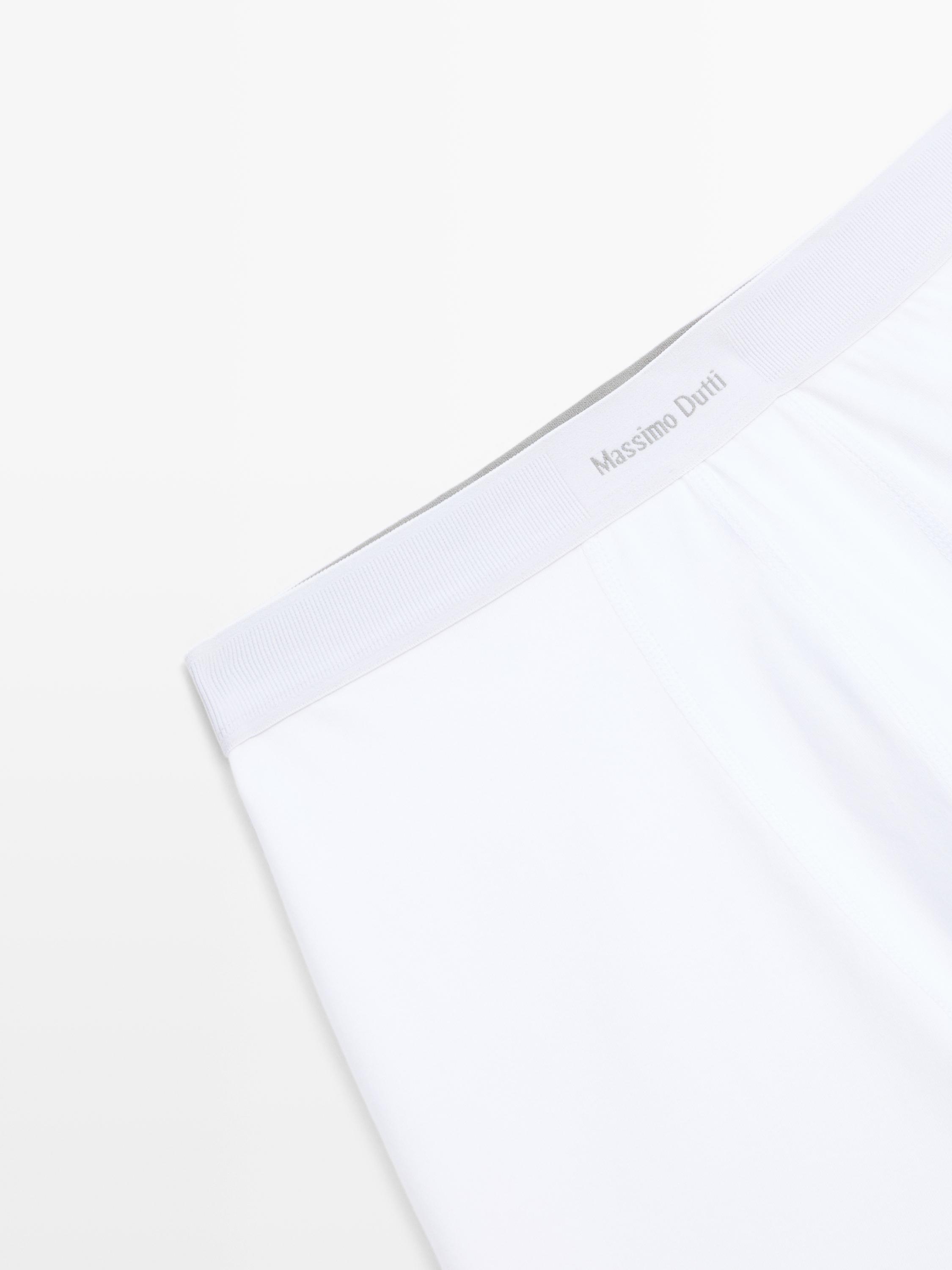 Boxers with logo waistband