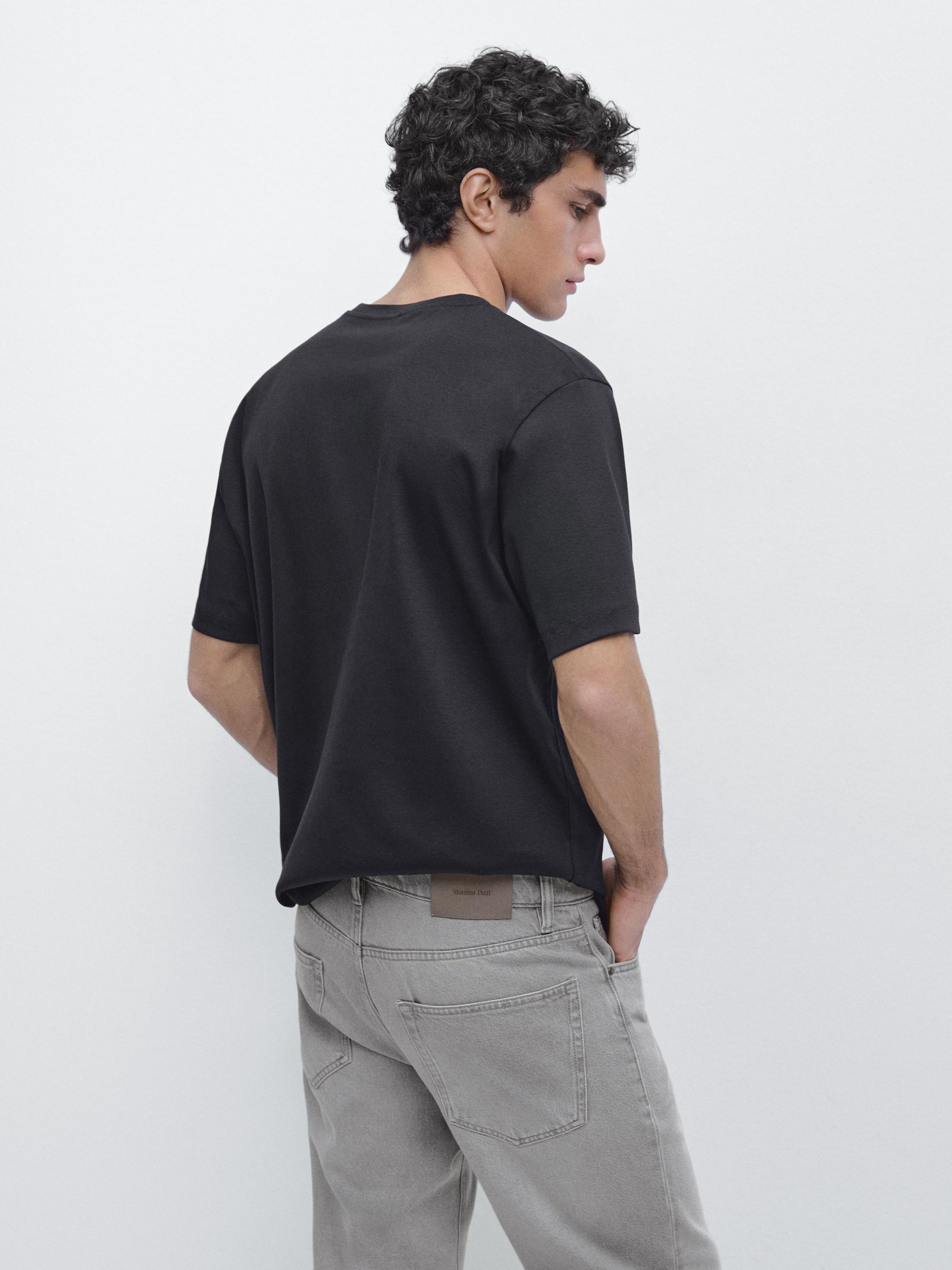 100% mercerised cotton T-shirt