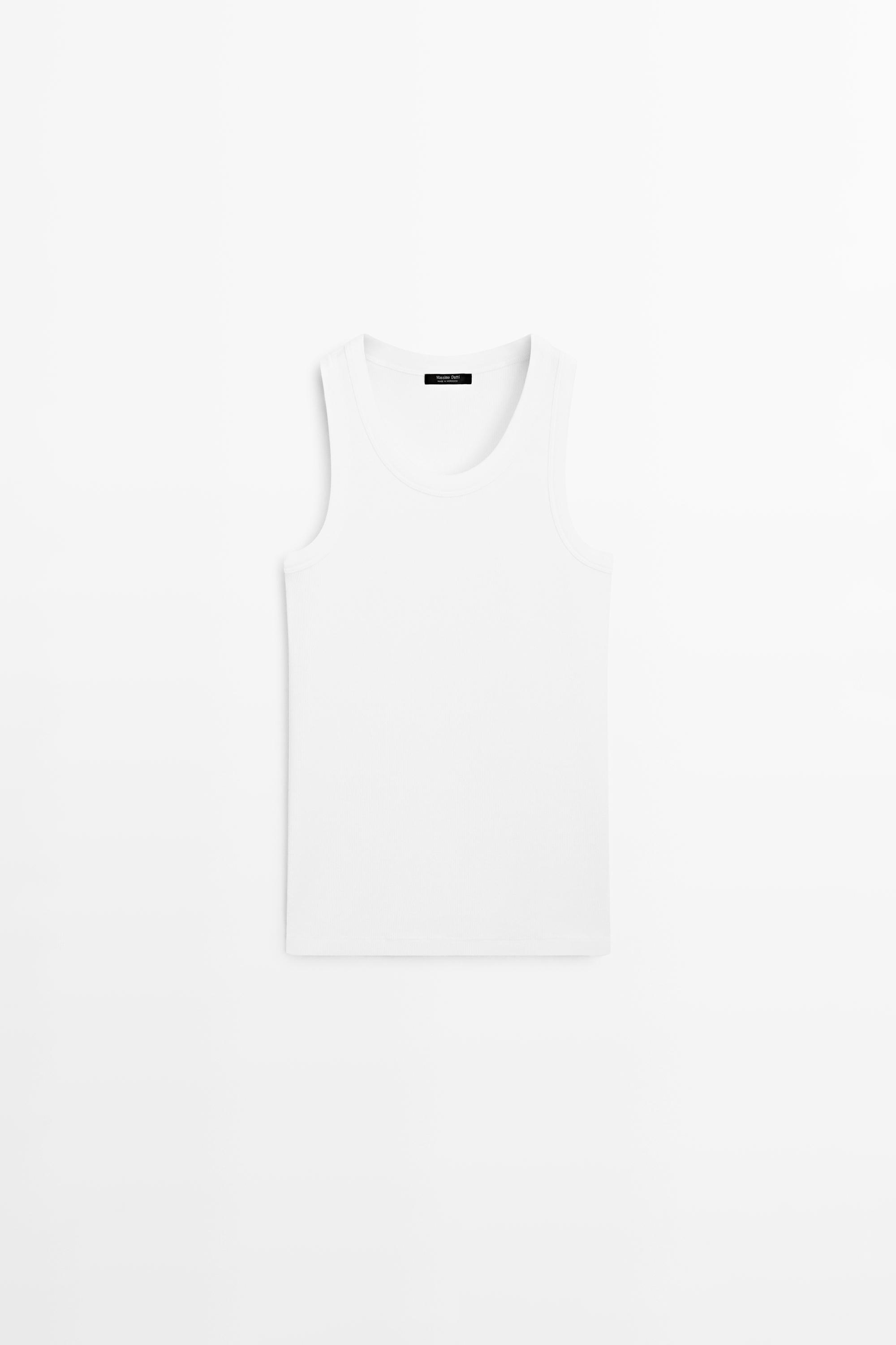 Cotton blend halter top