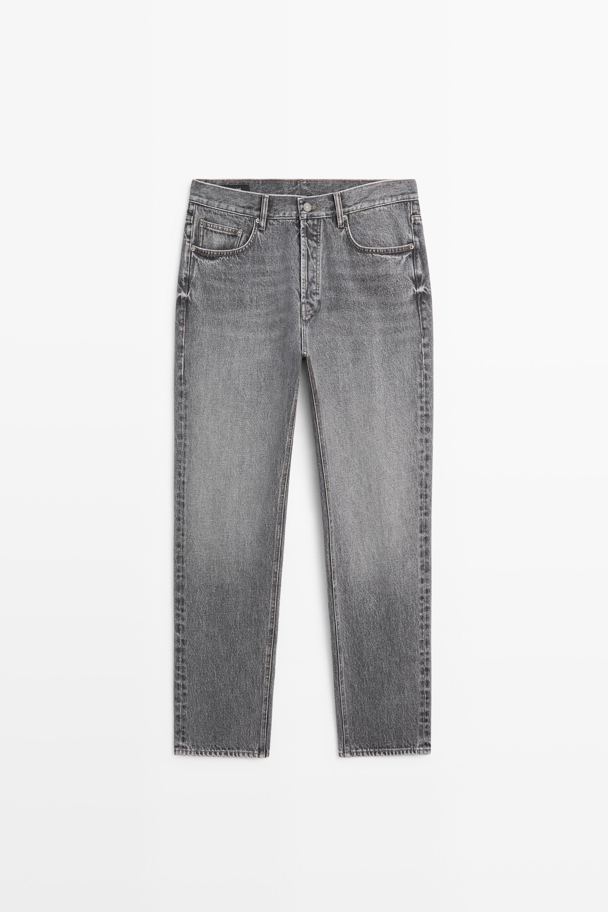 Straight-leg jeans