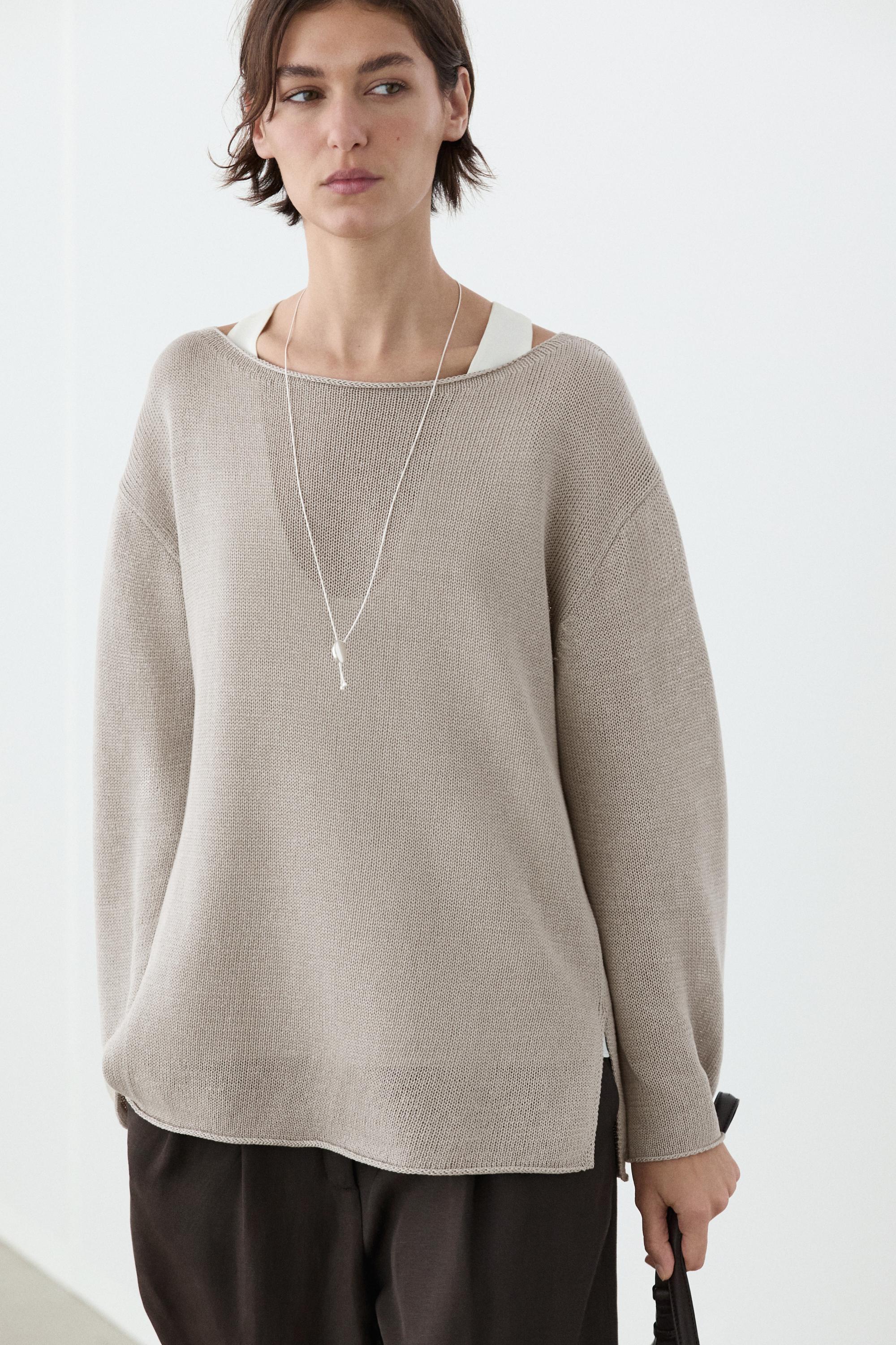 100% mercerised cotton sweater