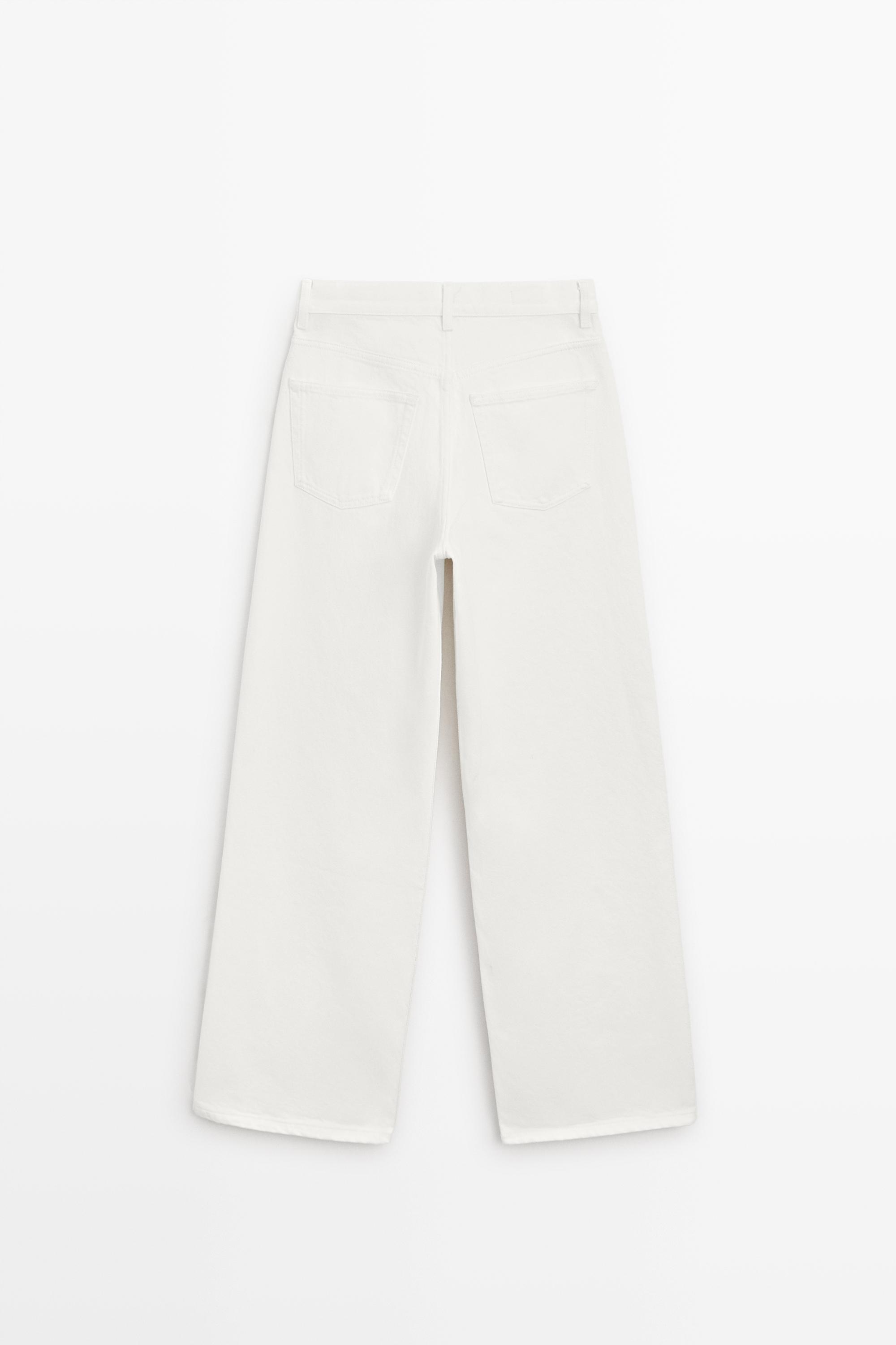 High-waist wide-leg jeans