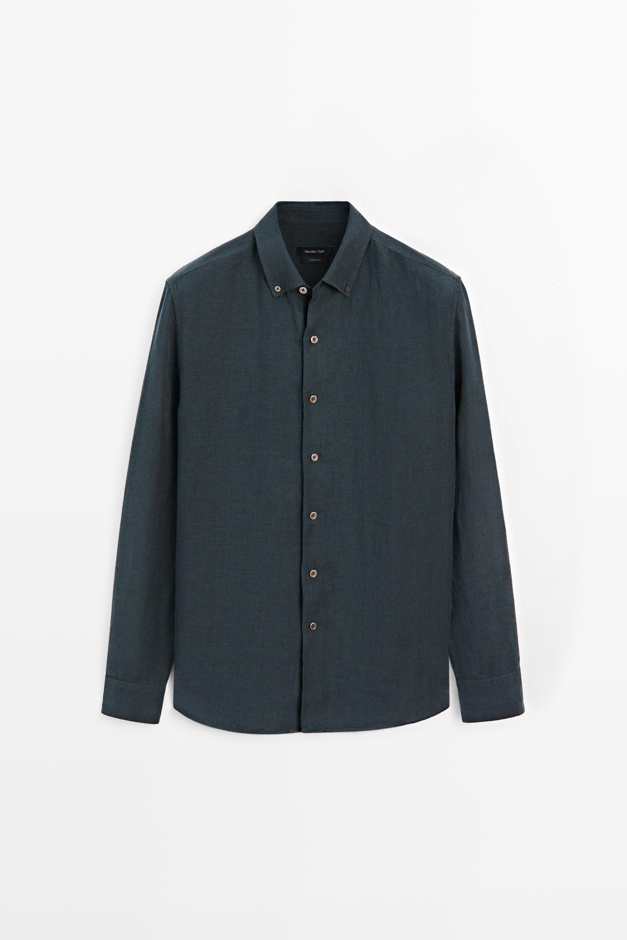 Faded 100% linen shirt
