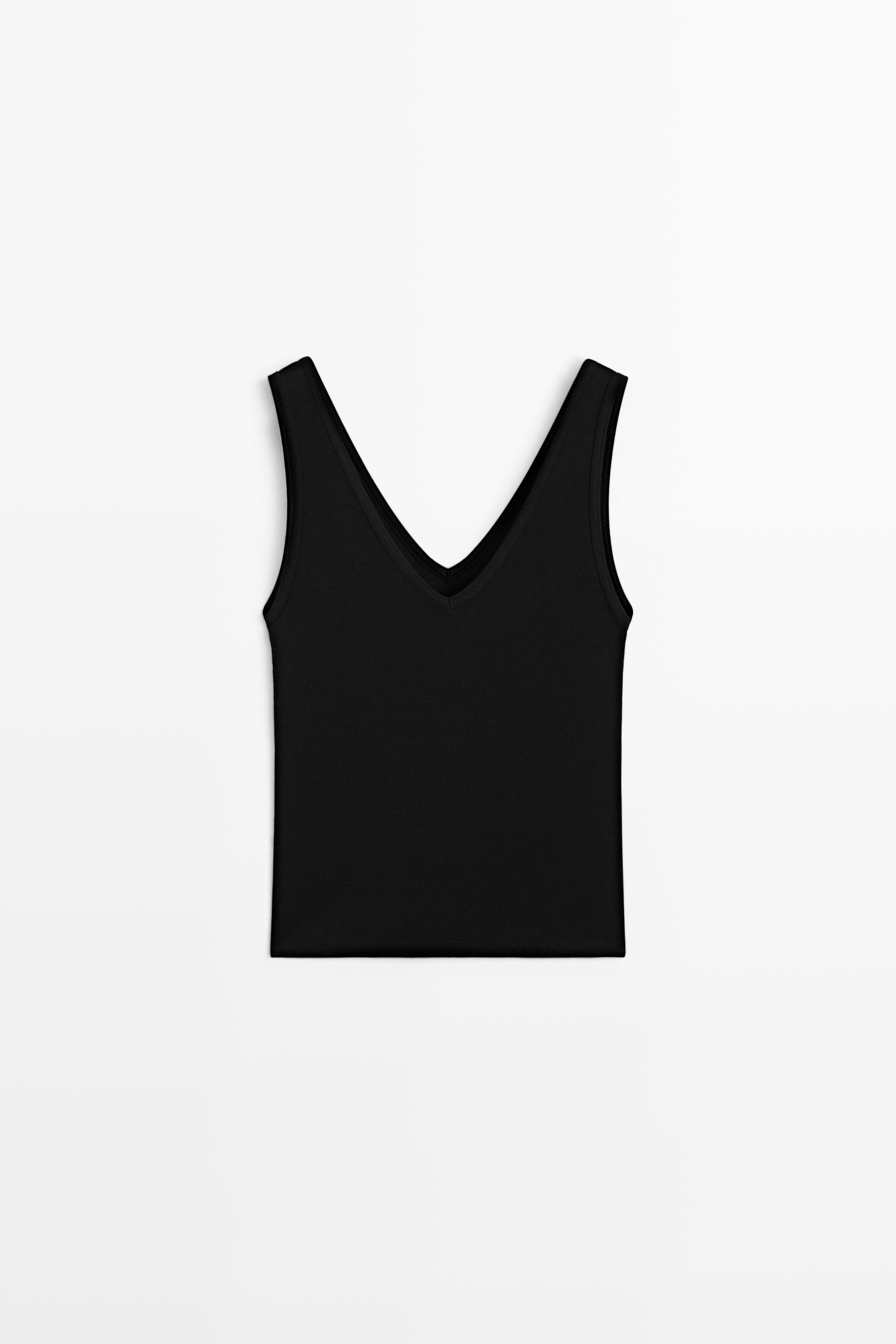 Cotton blend tank top