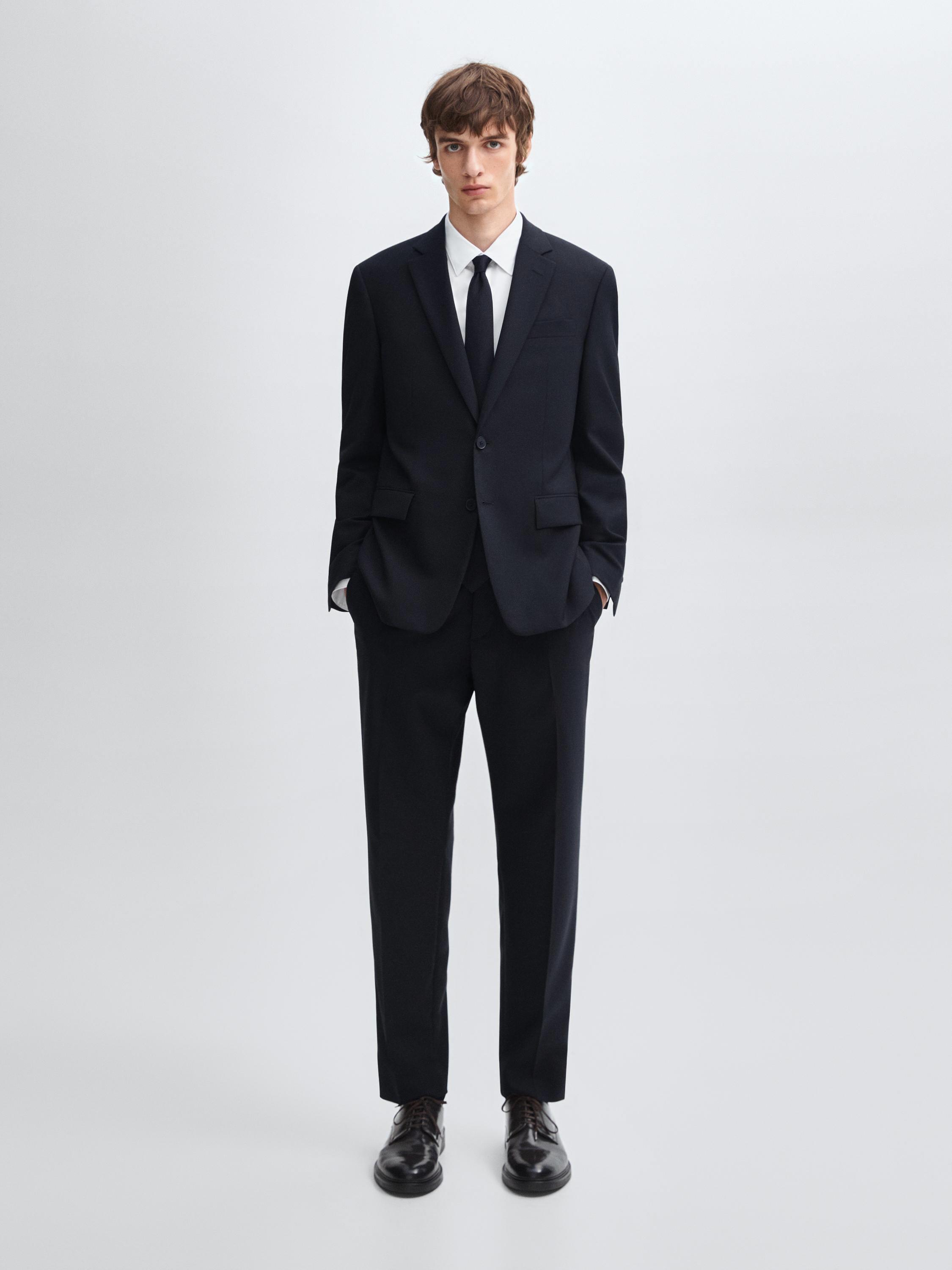 100% wool suit blazer