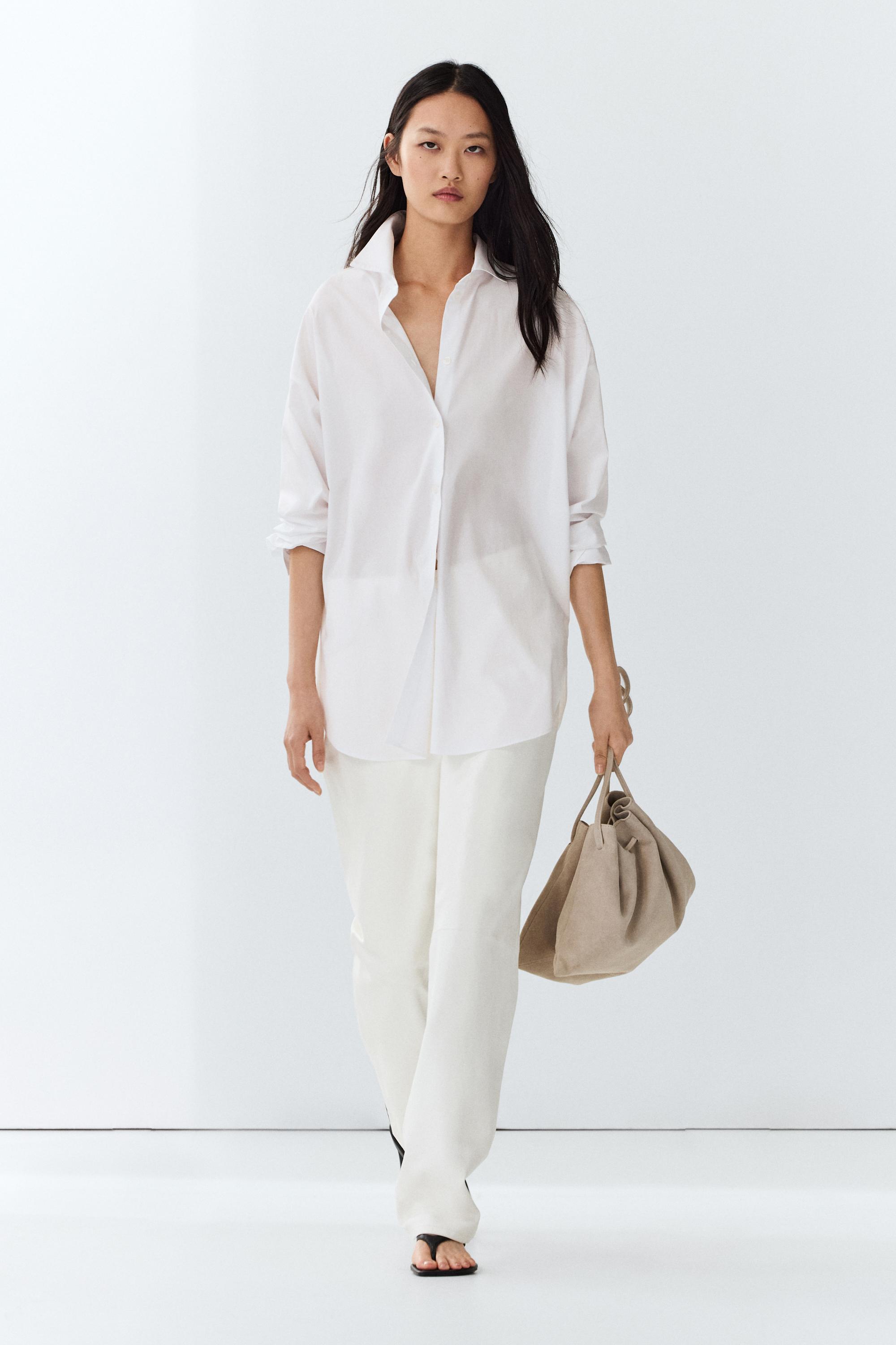 100% cotton poplin shirt