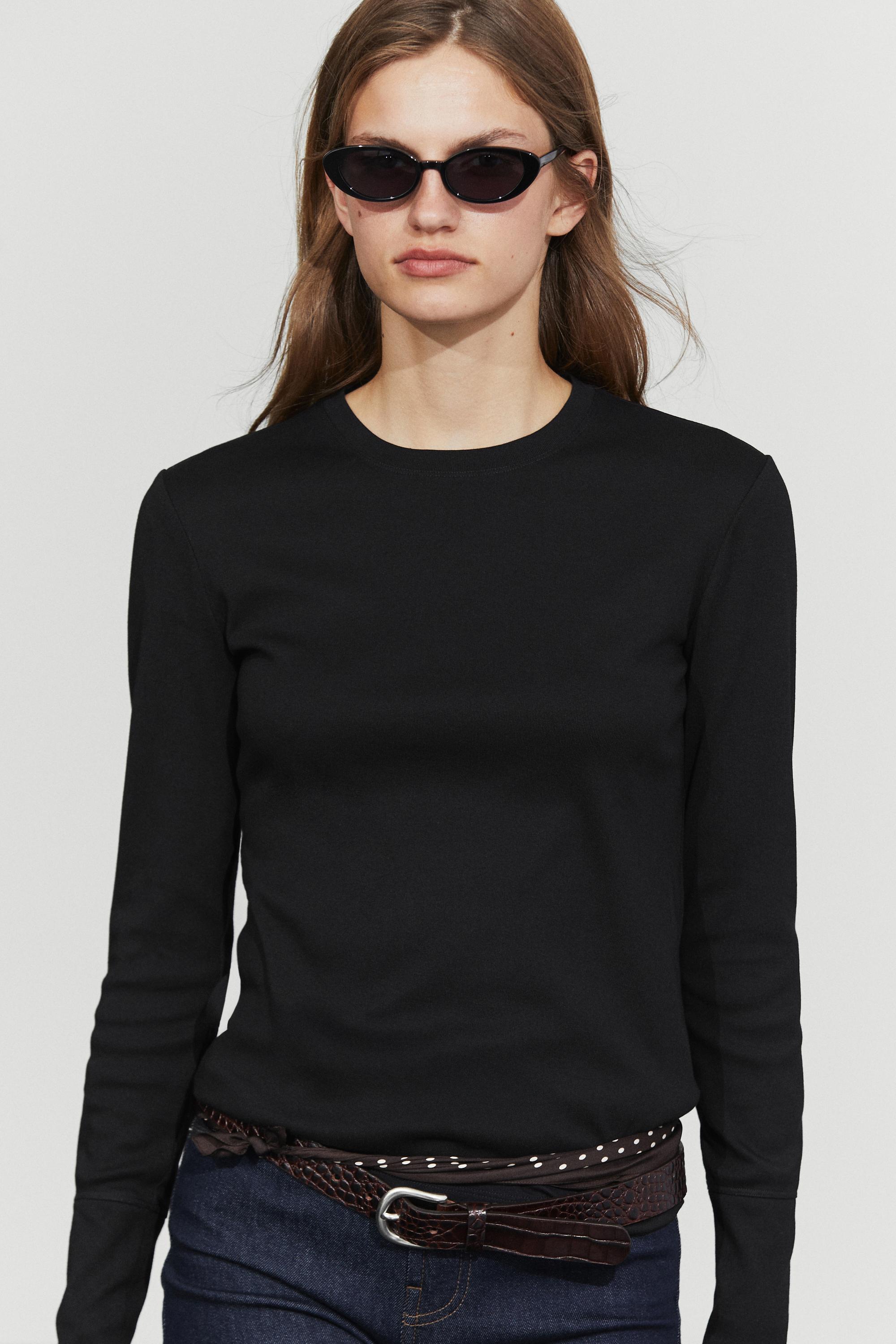 100% cotton long sleeve T-shirt