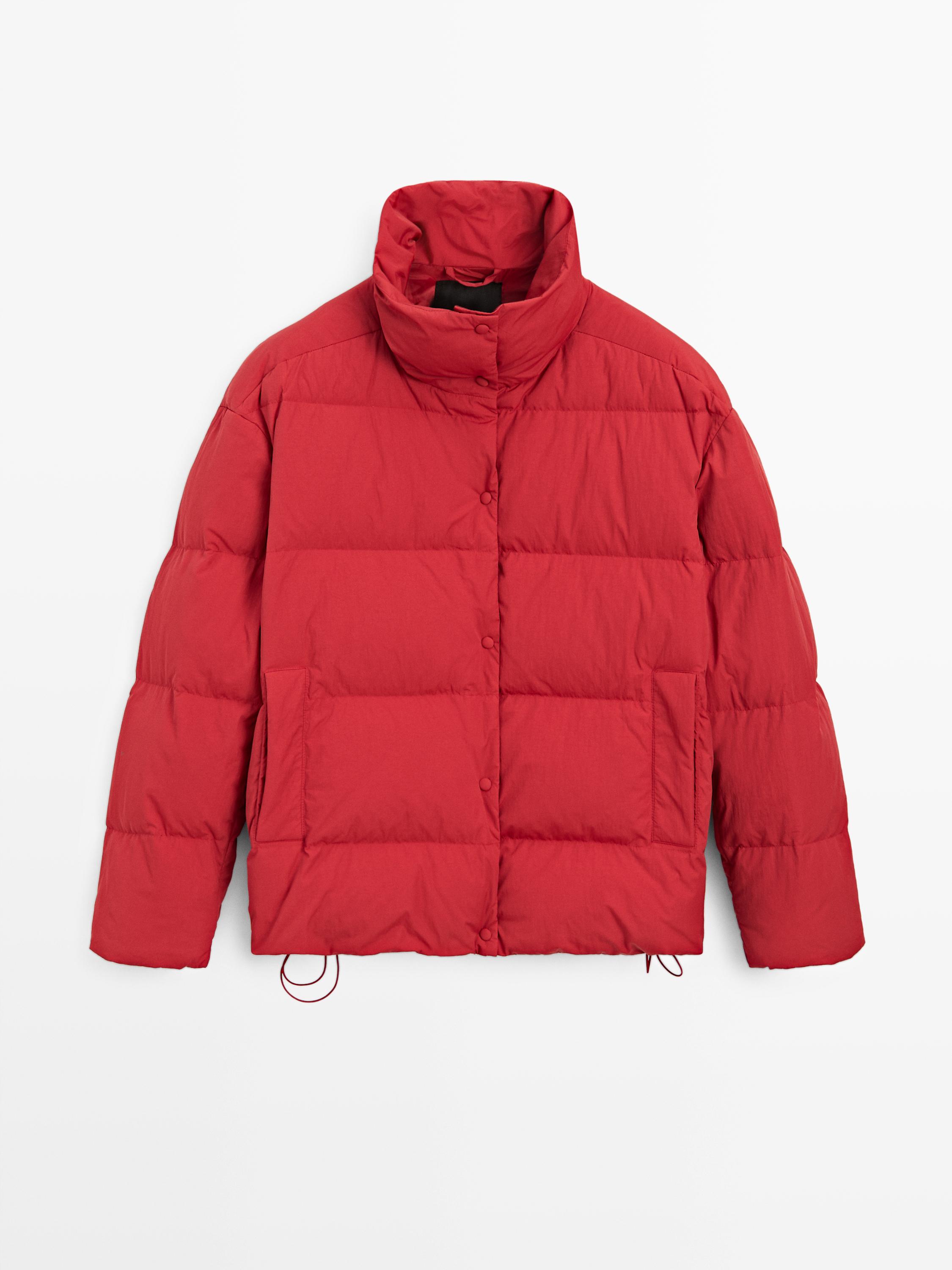 Oversize down feather jacket