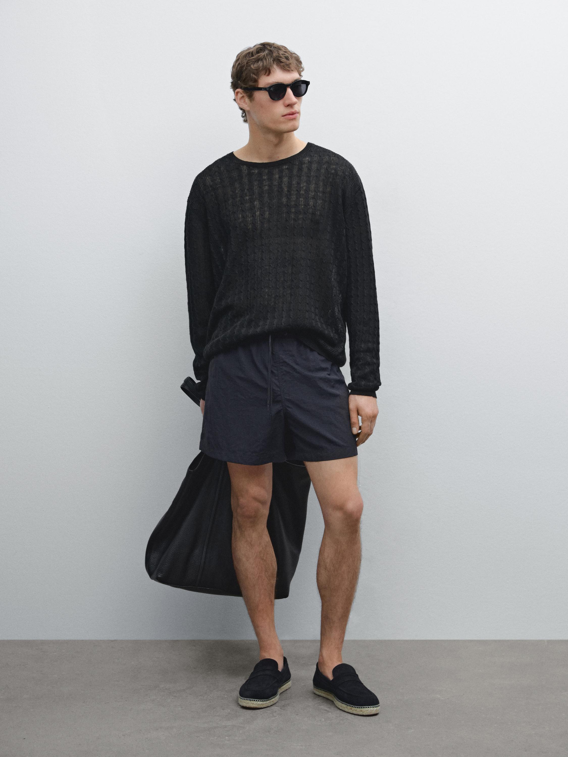 Plain swimming short fit