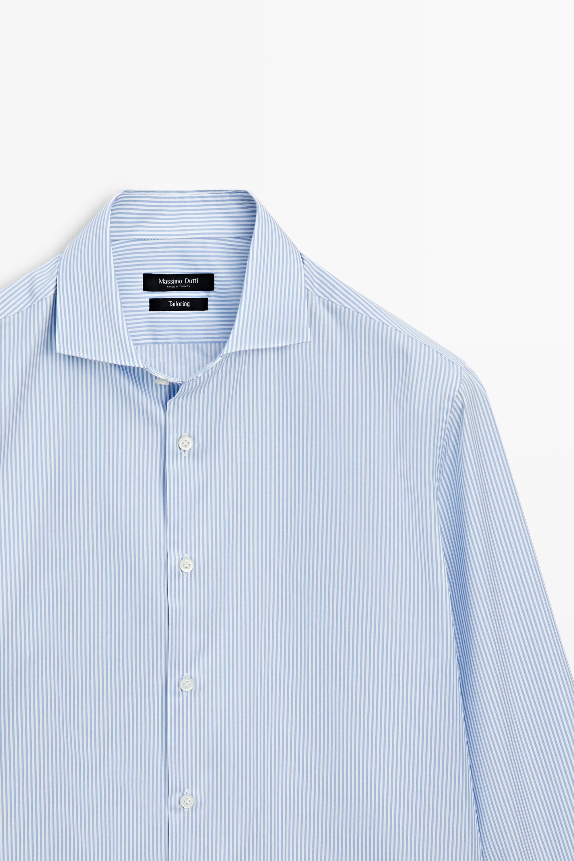 Slim fit striped tailored fit shirt