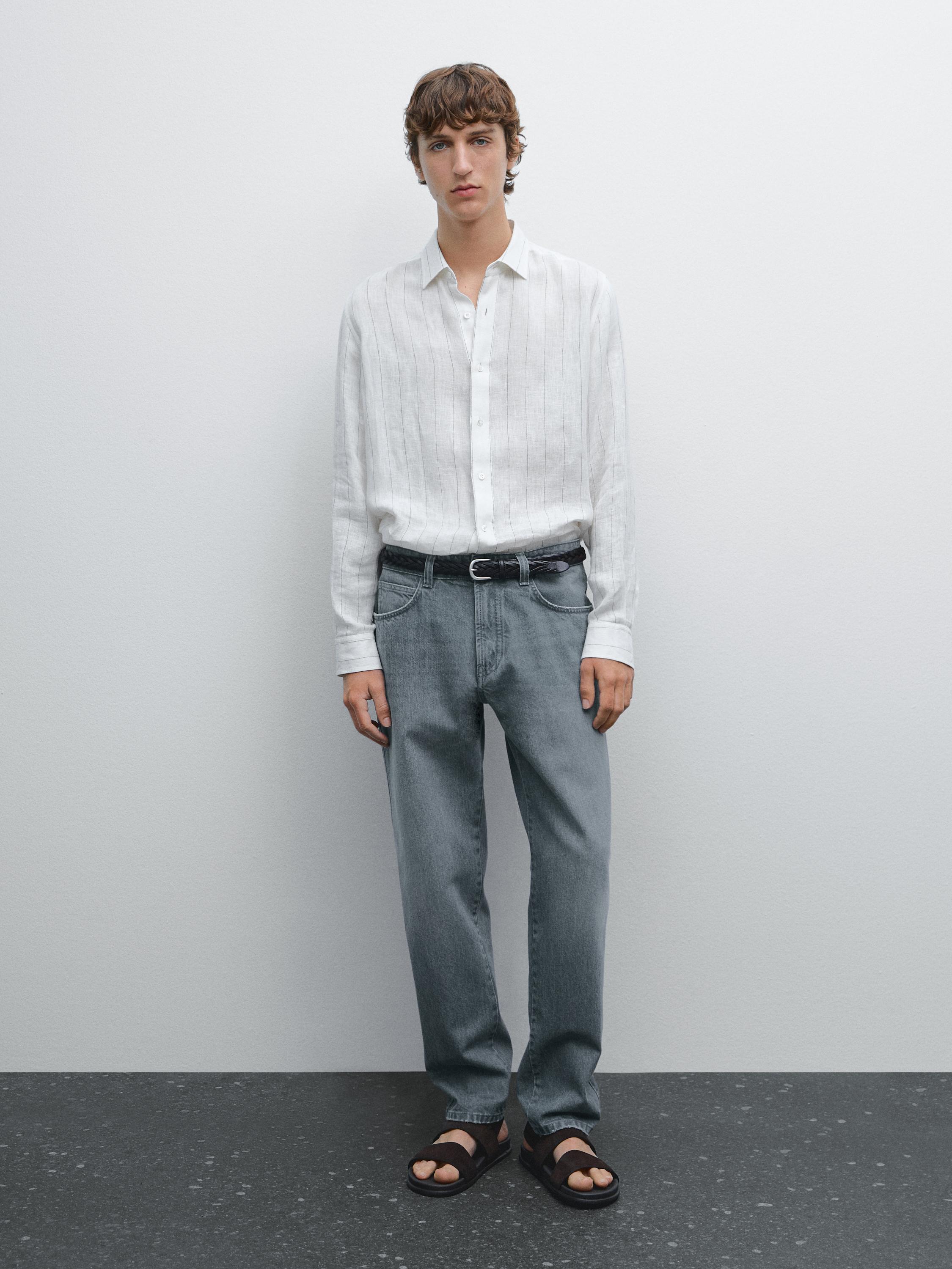 Tapered fit jeans