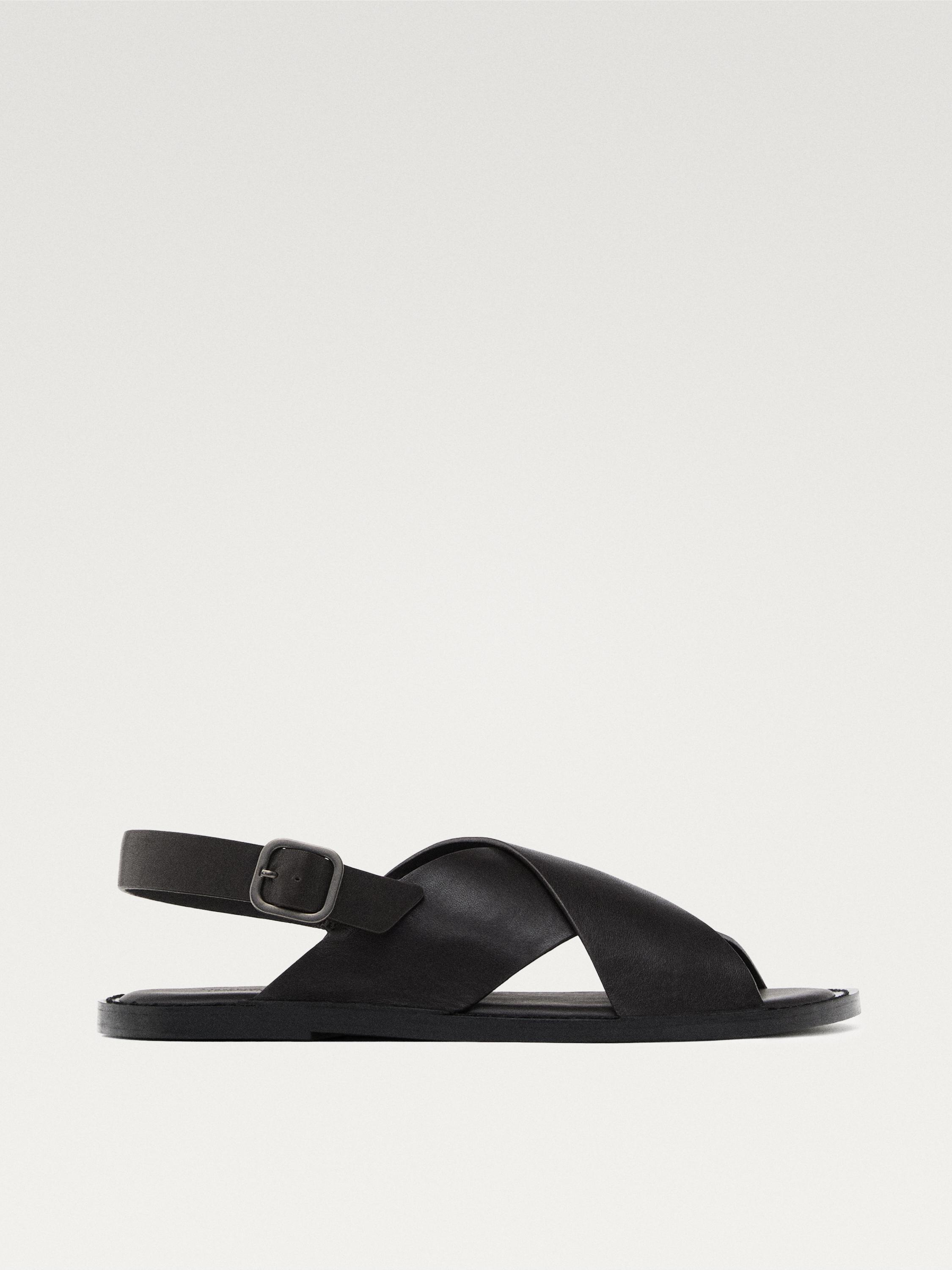 Leather crossover sandals - Limited Edition