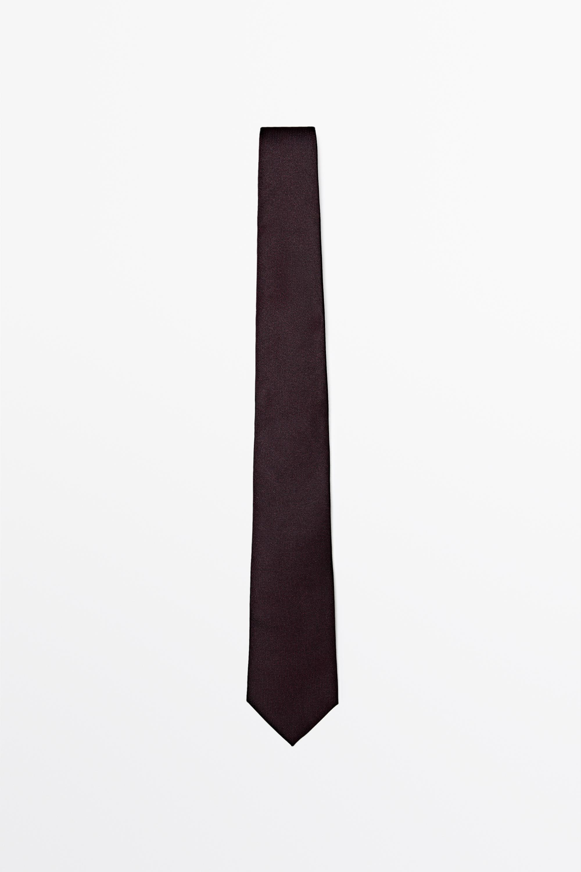 100% silk textured tie