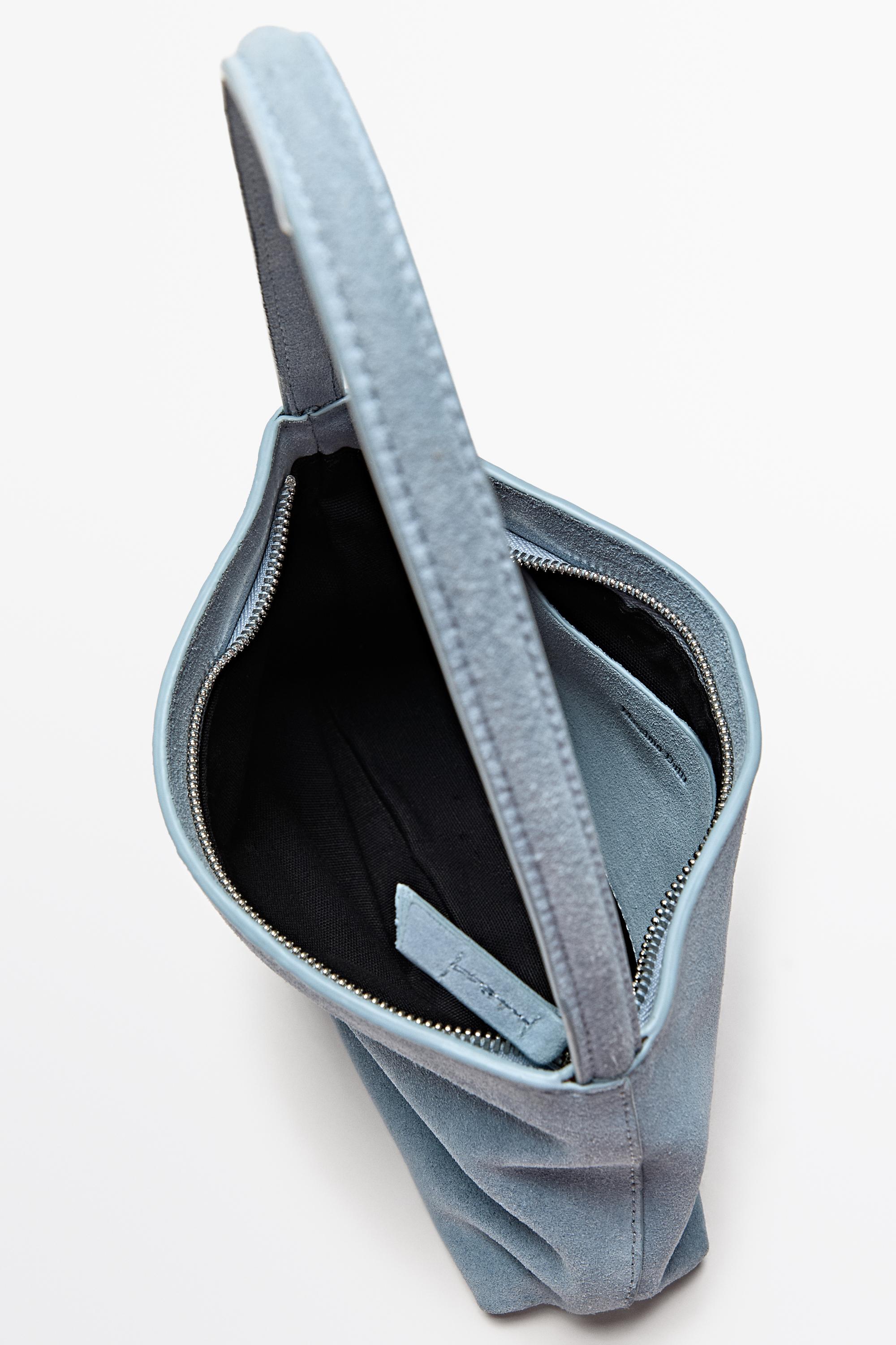 Split suede leather shoulder bag