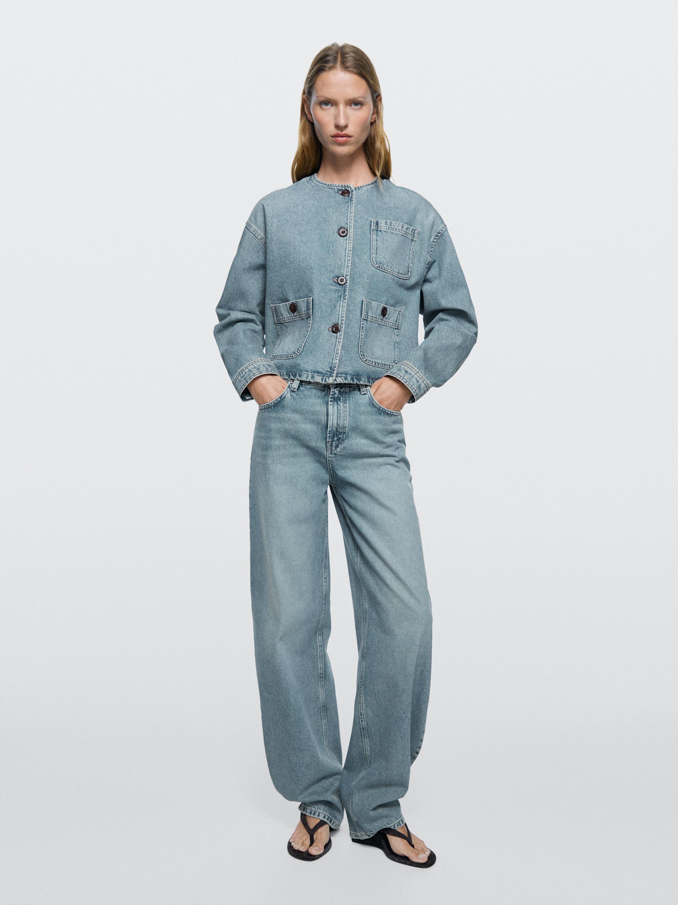Short denim jacket