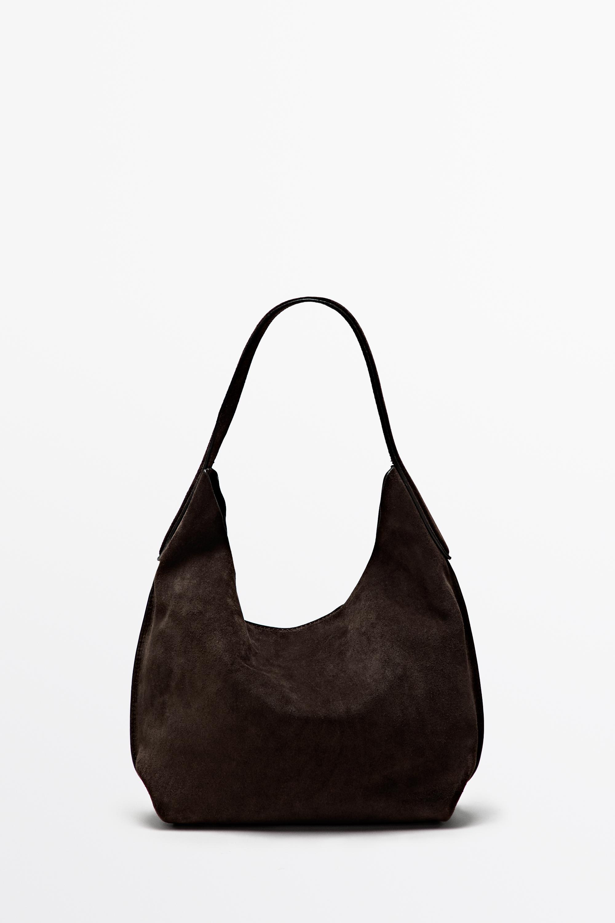 Split suede leather mini bag