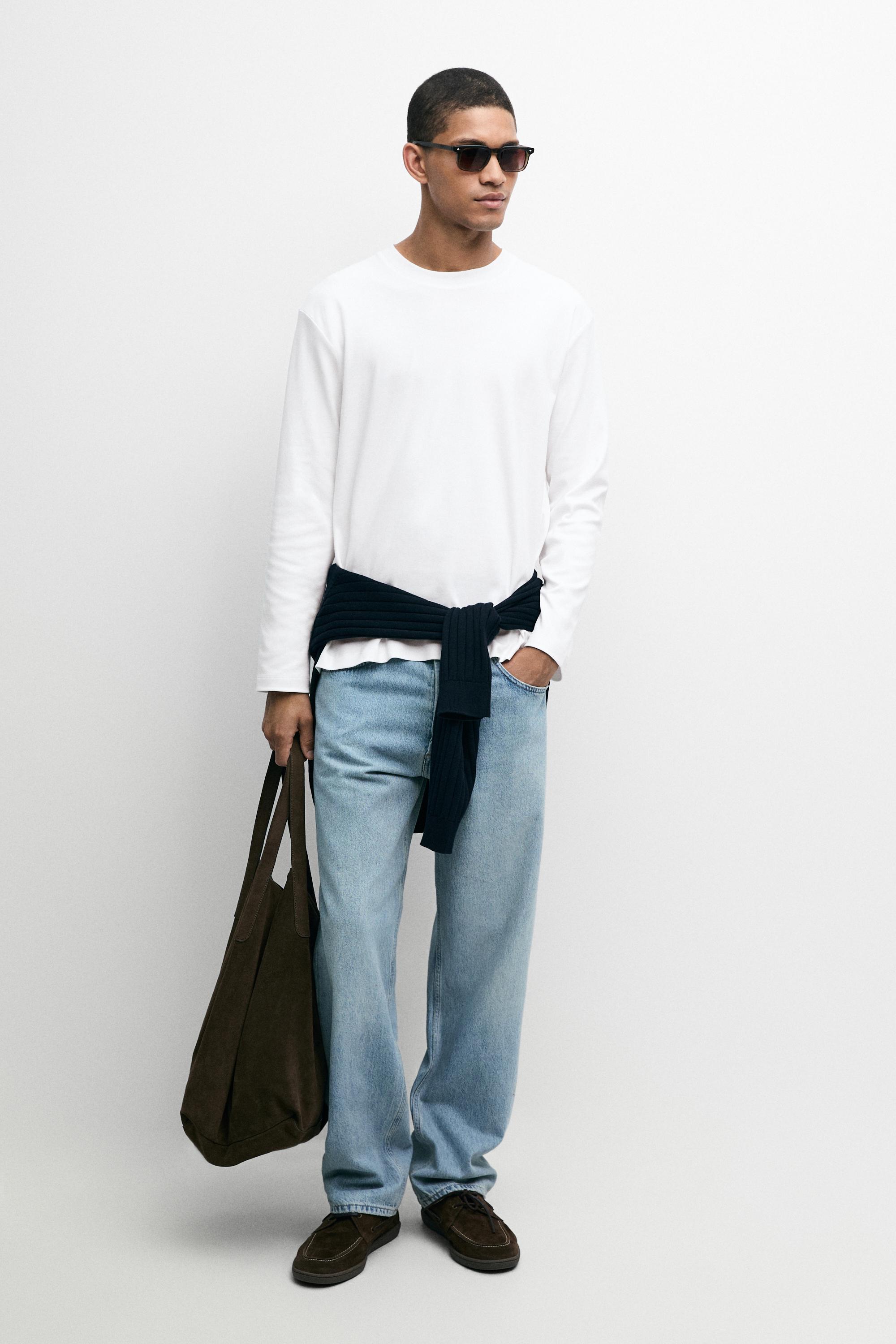 100% cotton long sleeve T-shirt