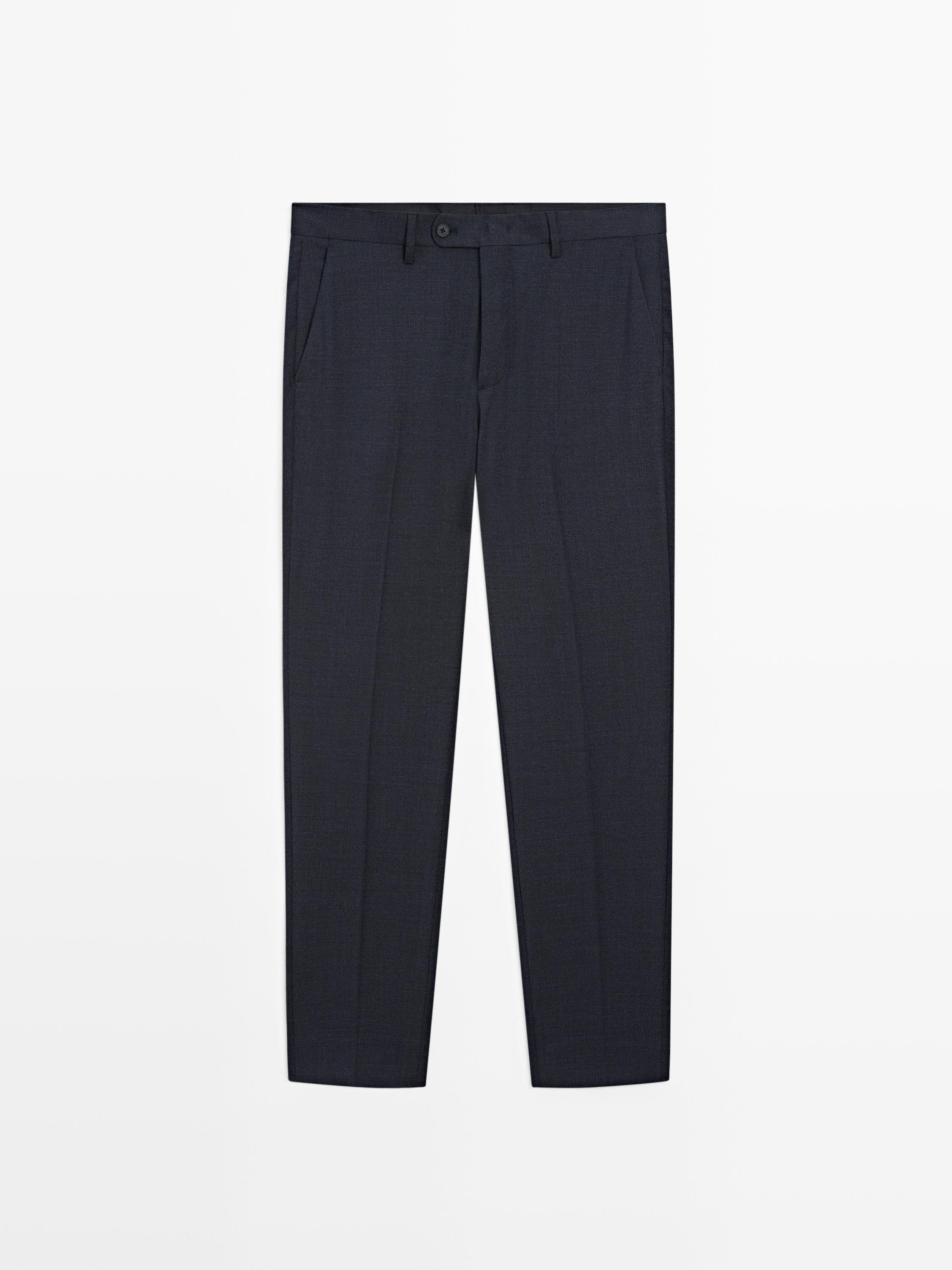 Cold wool suit trousers