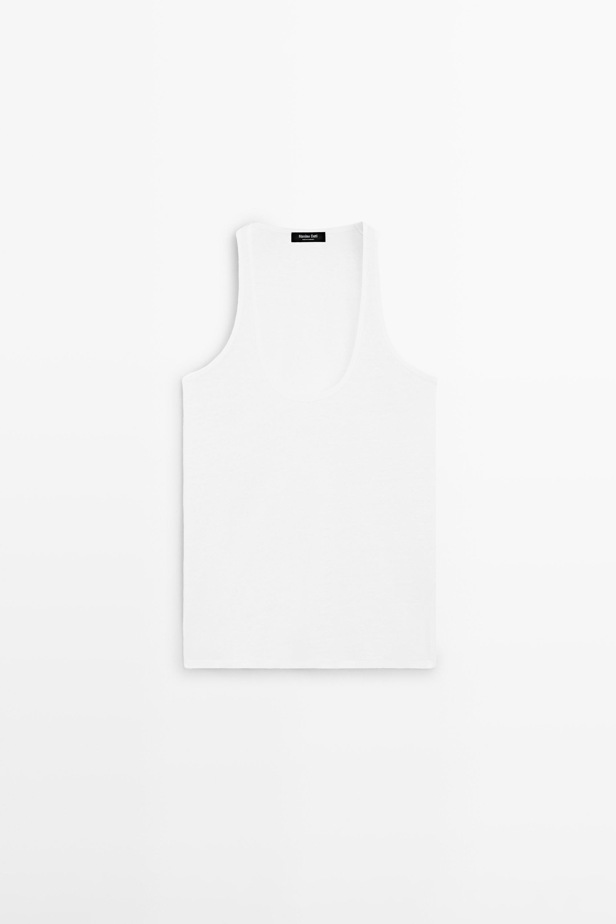 100% linen strappy top