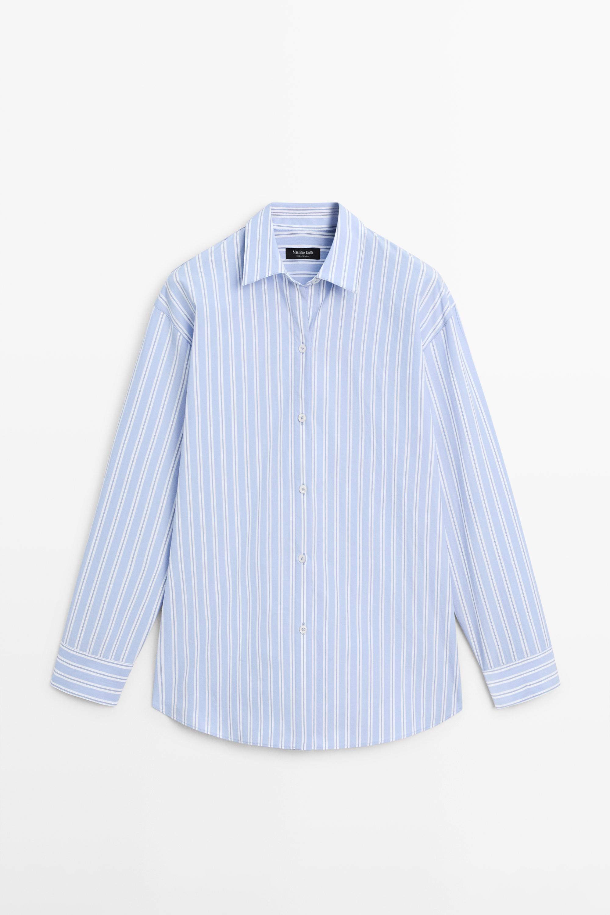 100% cotton striped shirt