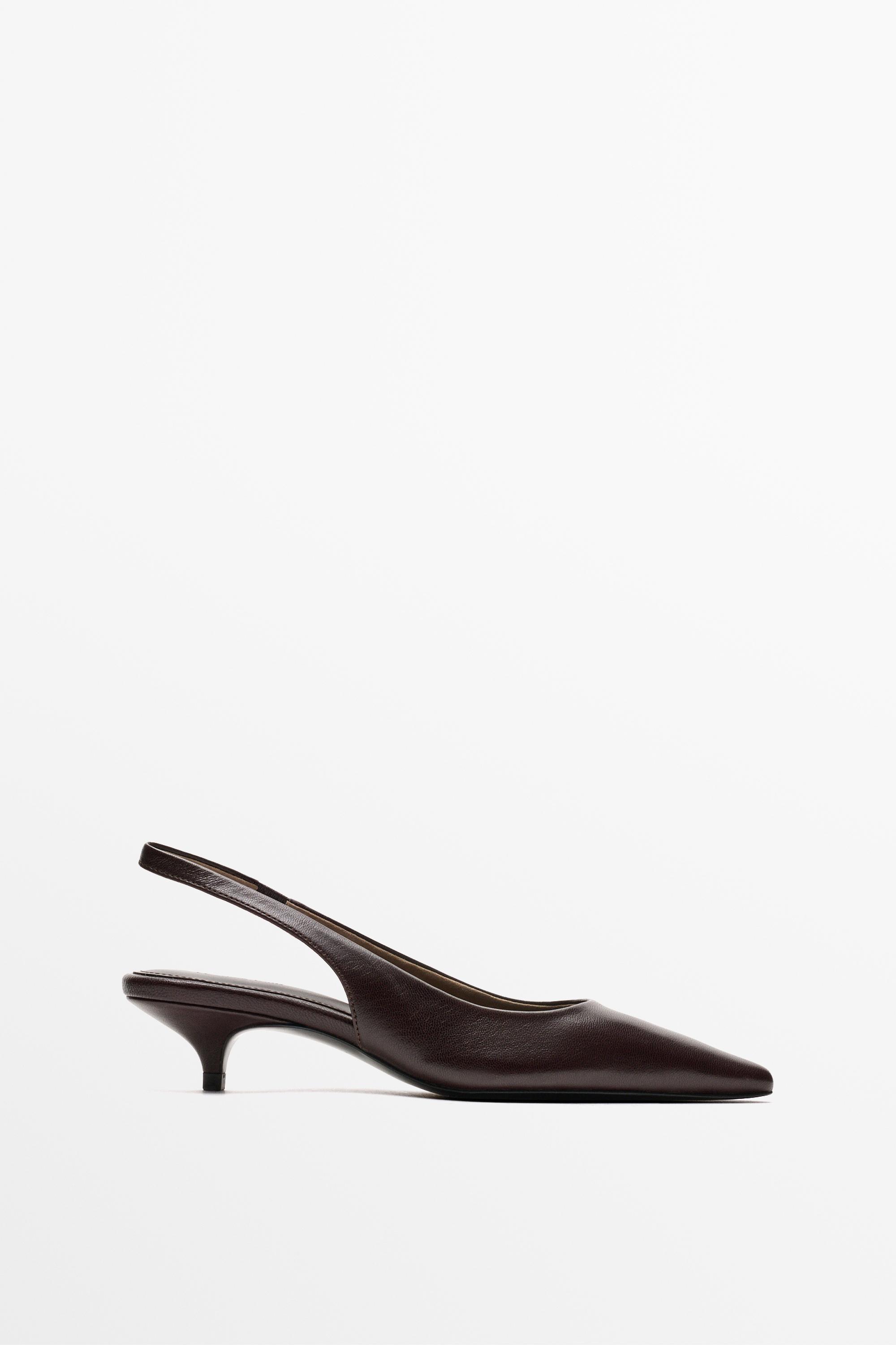 Slingback heel shoe