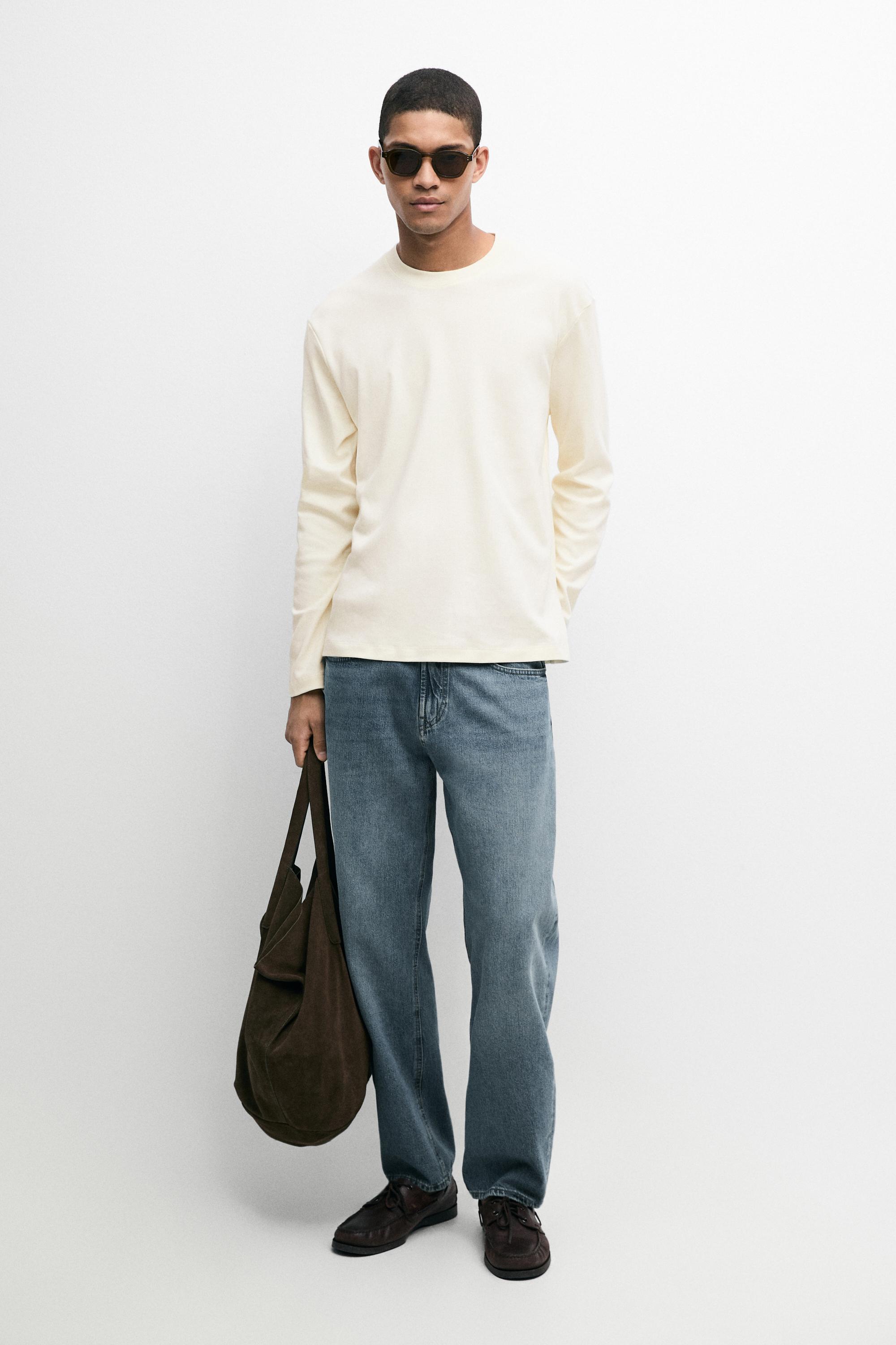 100% cotton long sleeve T-shirt